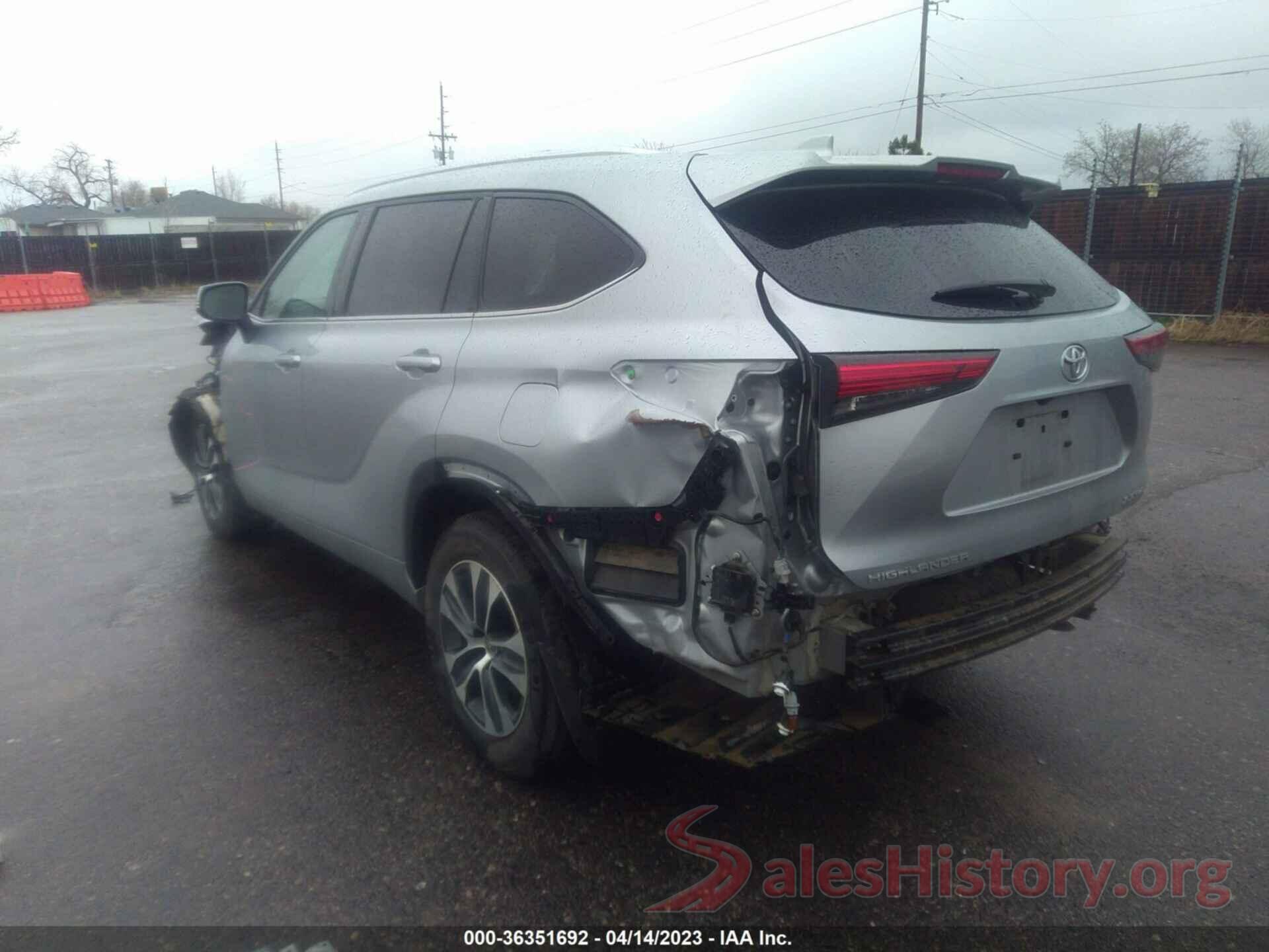 5TDGZRBH6MS071301 2021 TOYOTA HIGHLANDER