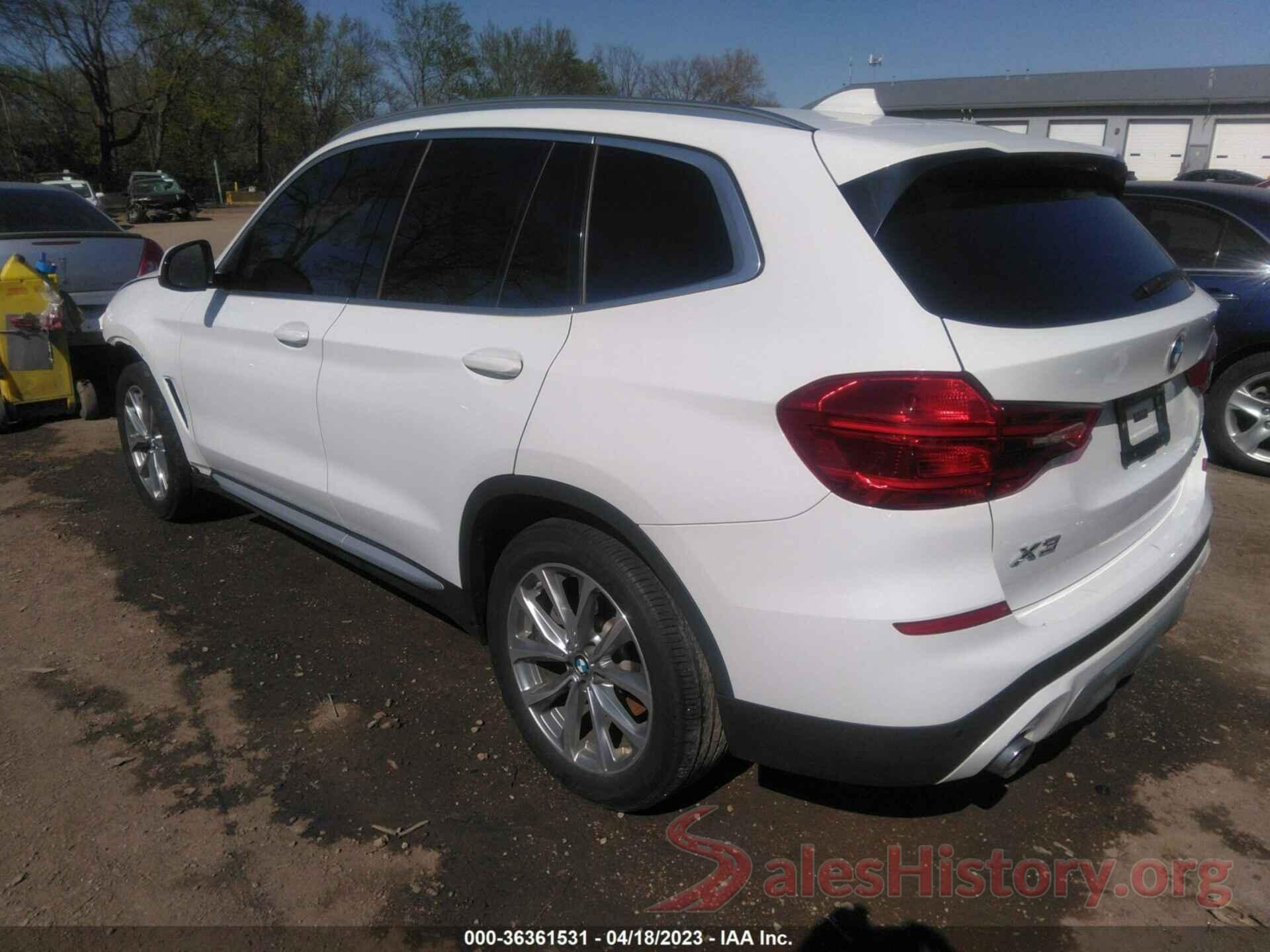 5UXTR9C50KLE13800 2019 BMW X3