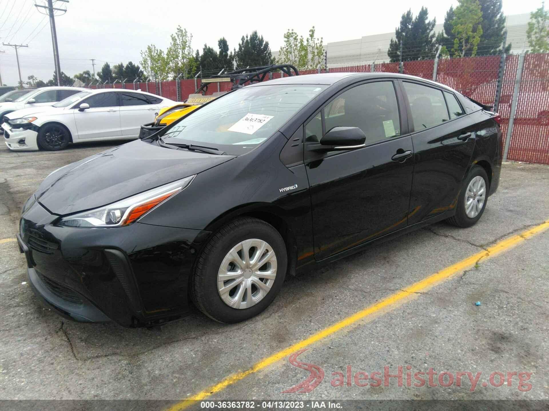 JTDKAMFU1M3130431 2021 TOYOTA PRIUS