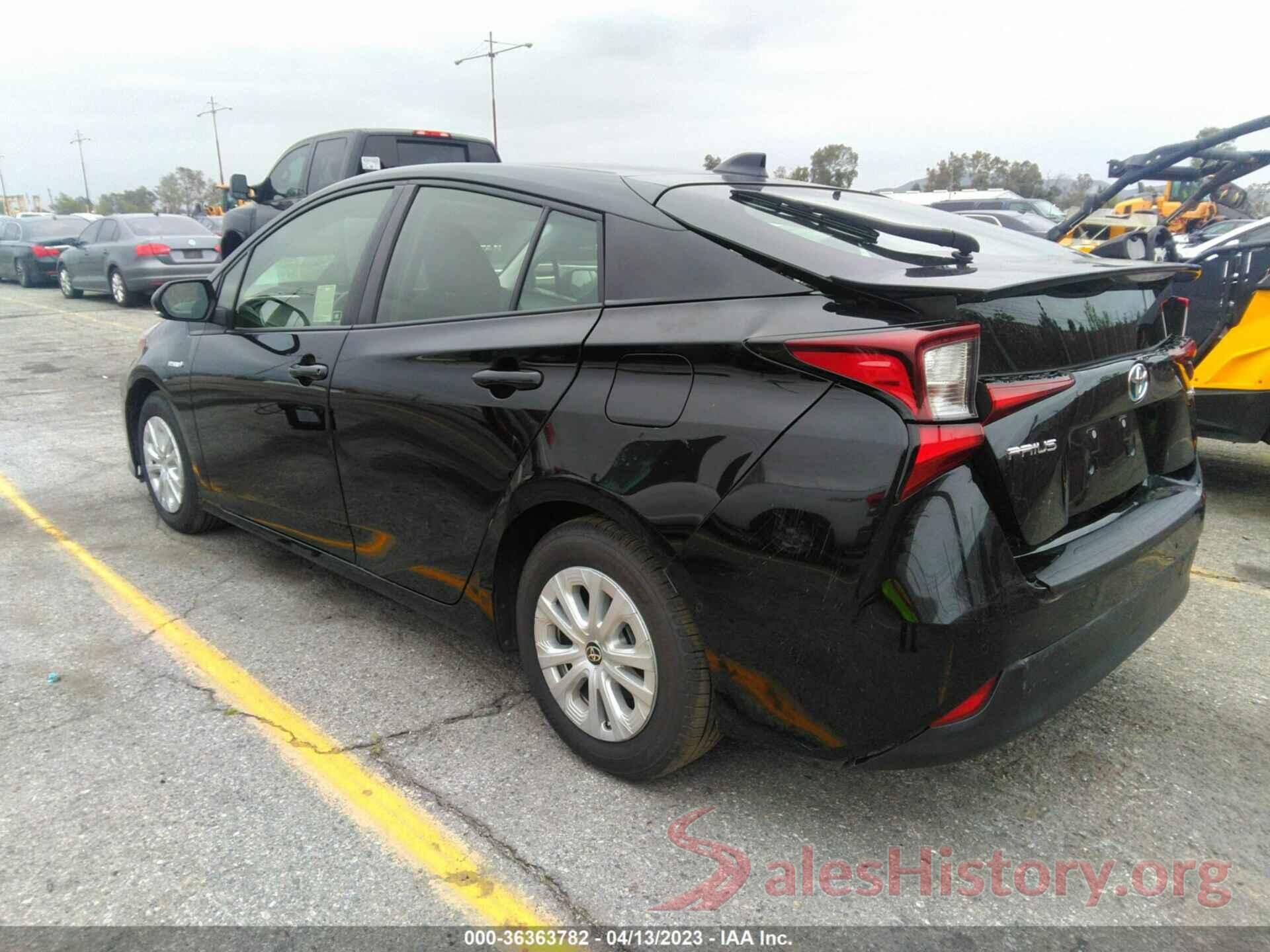 JTDKAMFU1M3130431 2021 TOYOTA PRIUS