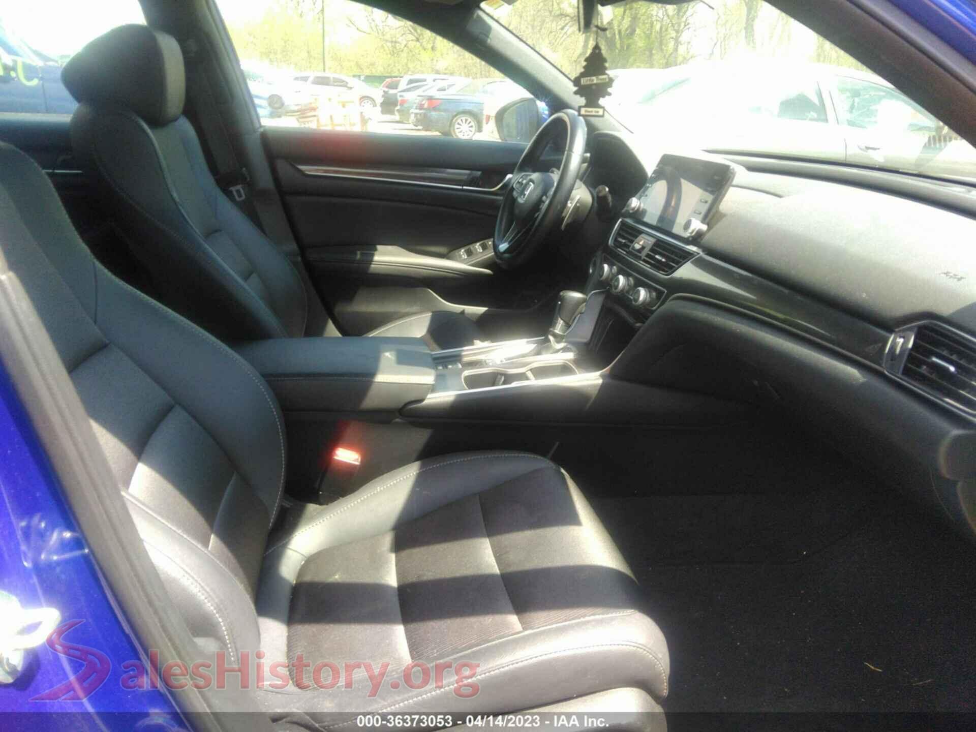 2020 HONDA ACCORD SEDAN VIN 1HGCV1F37LA001717, rear view