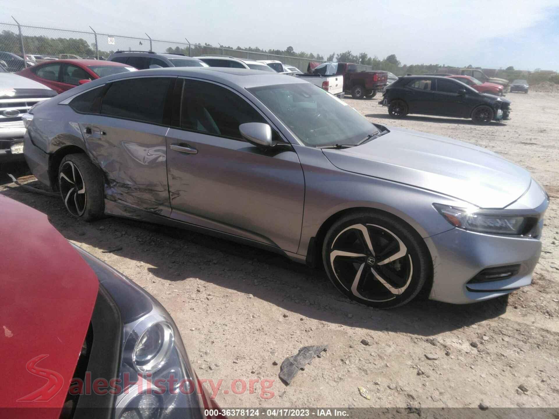 2020 HONDA ACCORD SEDAN VIN 1HGCV2F38LA021903, auction photo