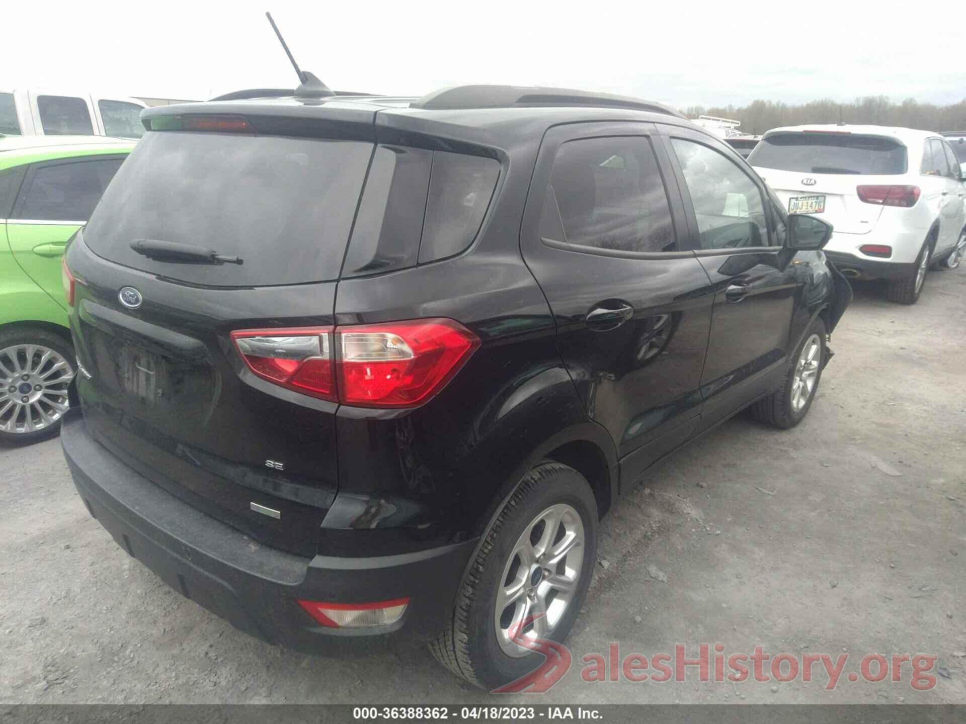 MAJ3S2GE7KC302140 2019 FORD ECOSPORT