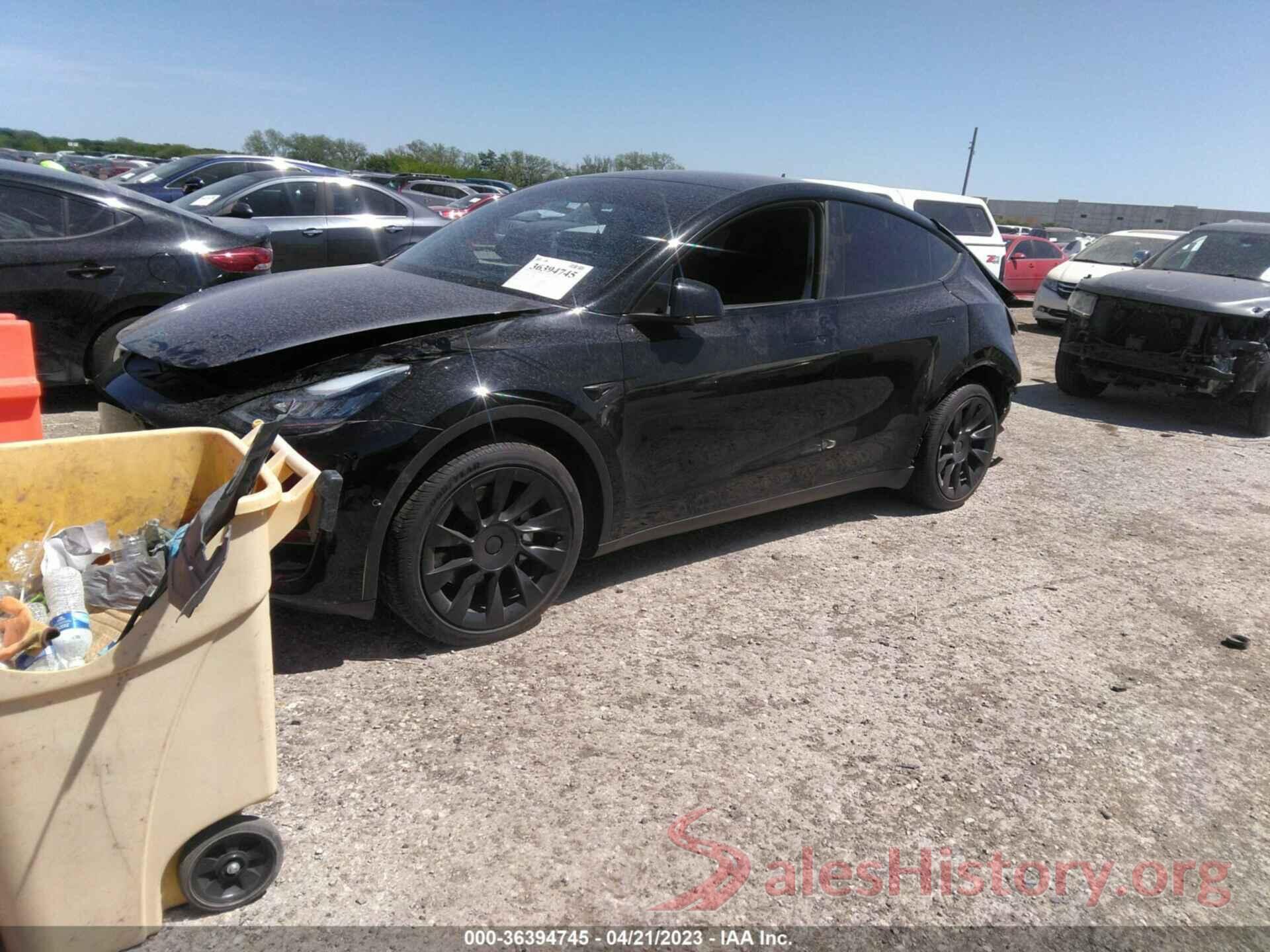 7SAYGDEE6NA004542 2022 TESLA MODEL Y