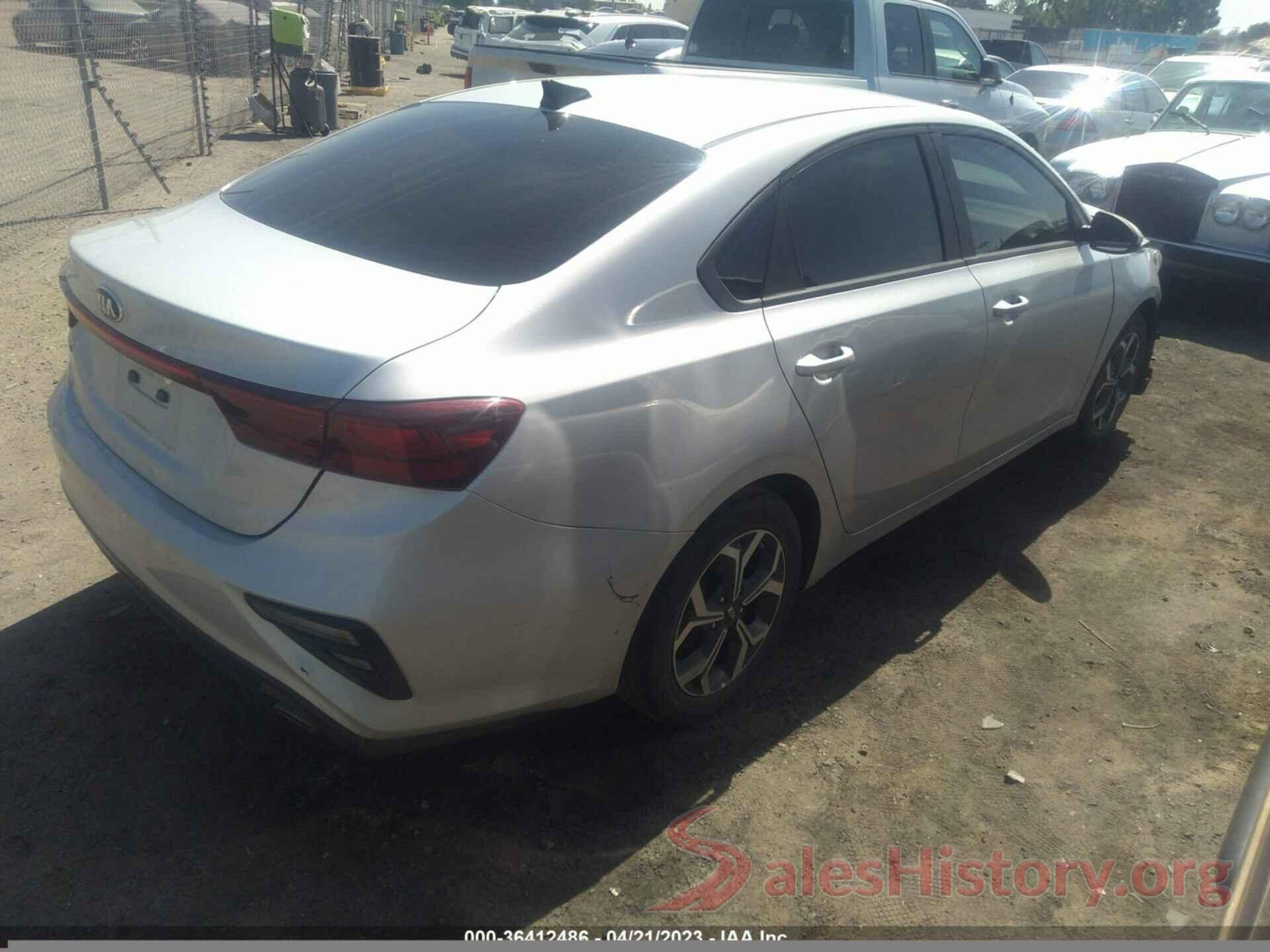 3KPF24AD5LE250486 2020 KIA FORTE