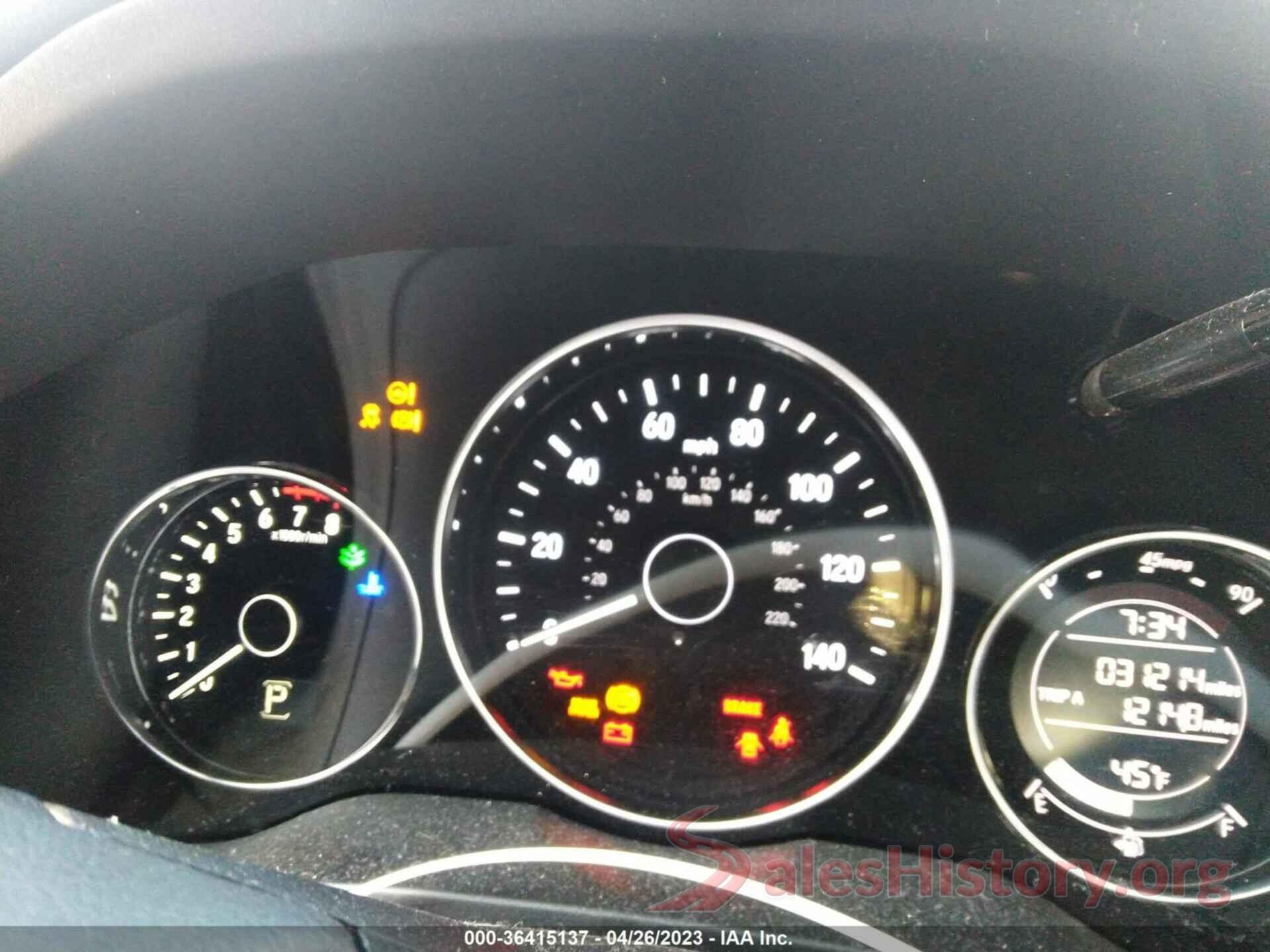 3CZRU5H17KM725501 2019 HONDA HR-V