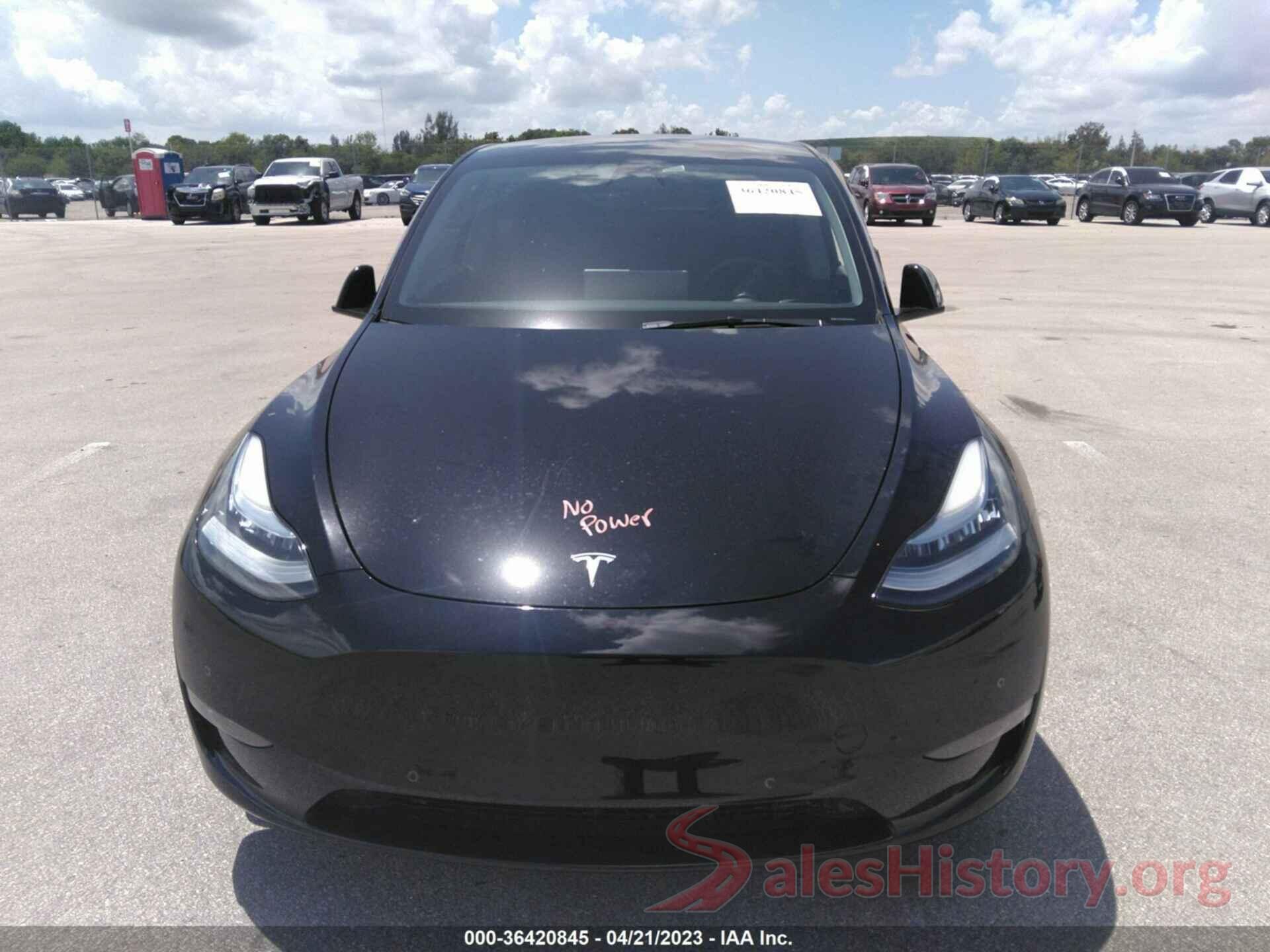 7SAYGDEE1NA002861 2022 TESLA MODEL Y