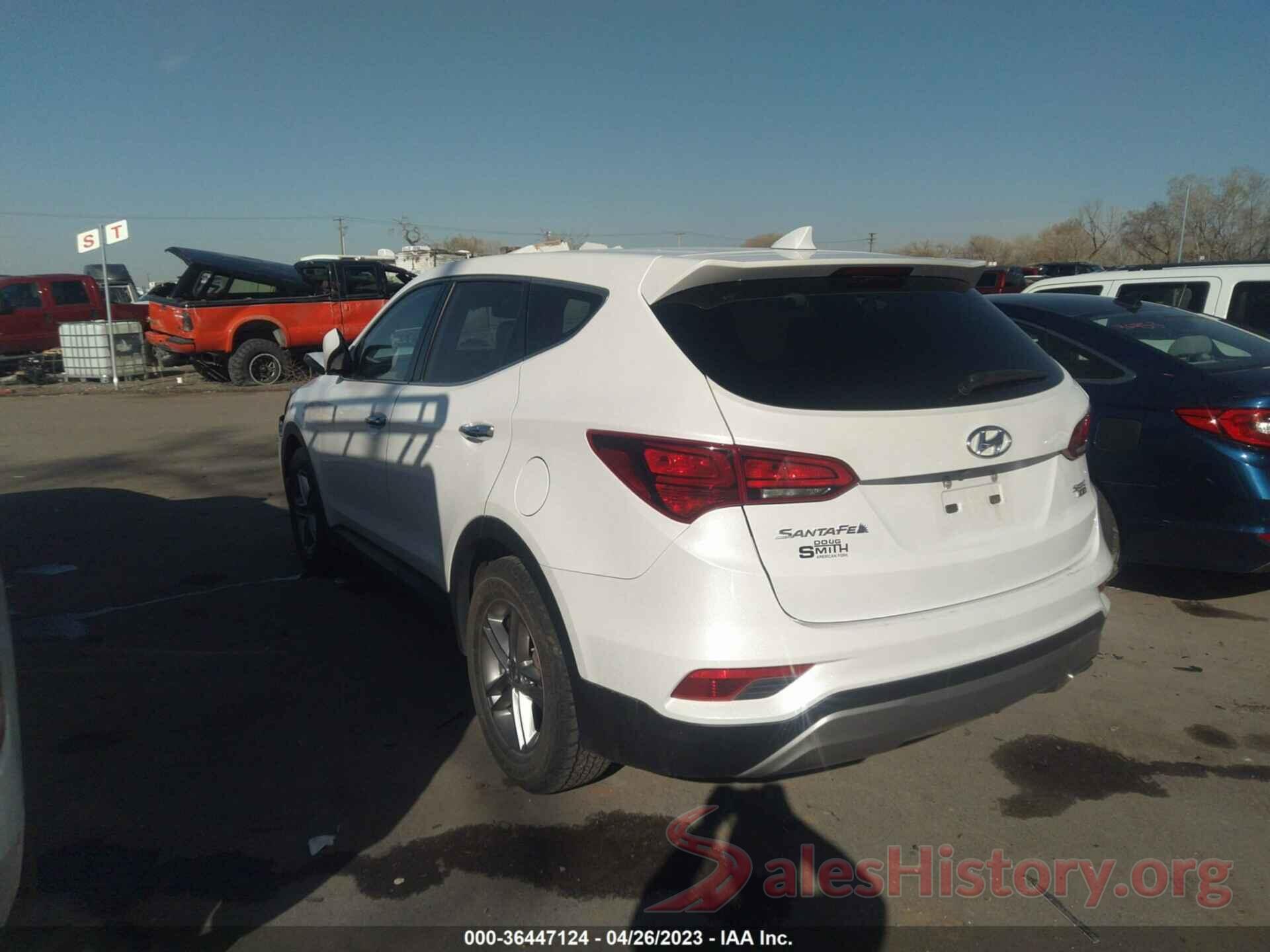 5NMZTDLB6HH031137 2017 HYUNDAI SANTA FE SPORT