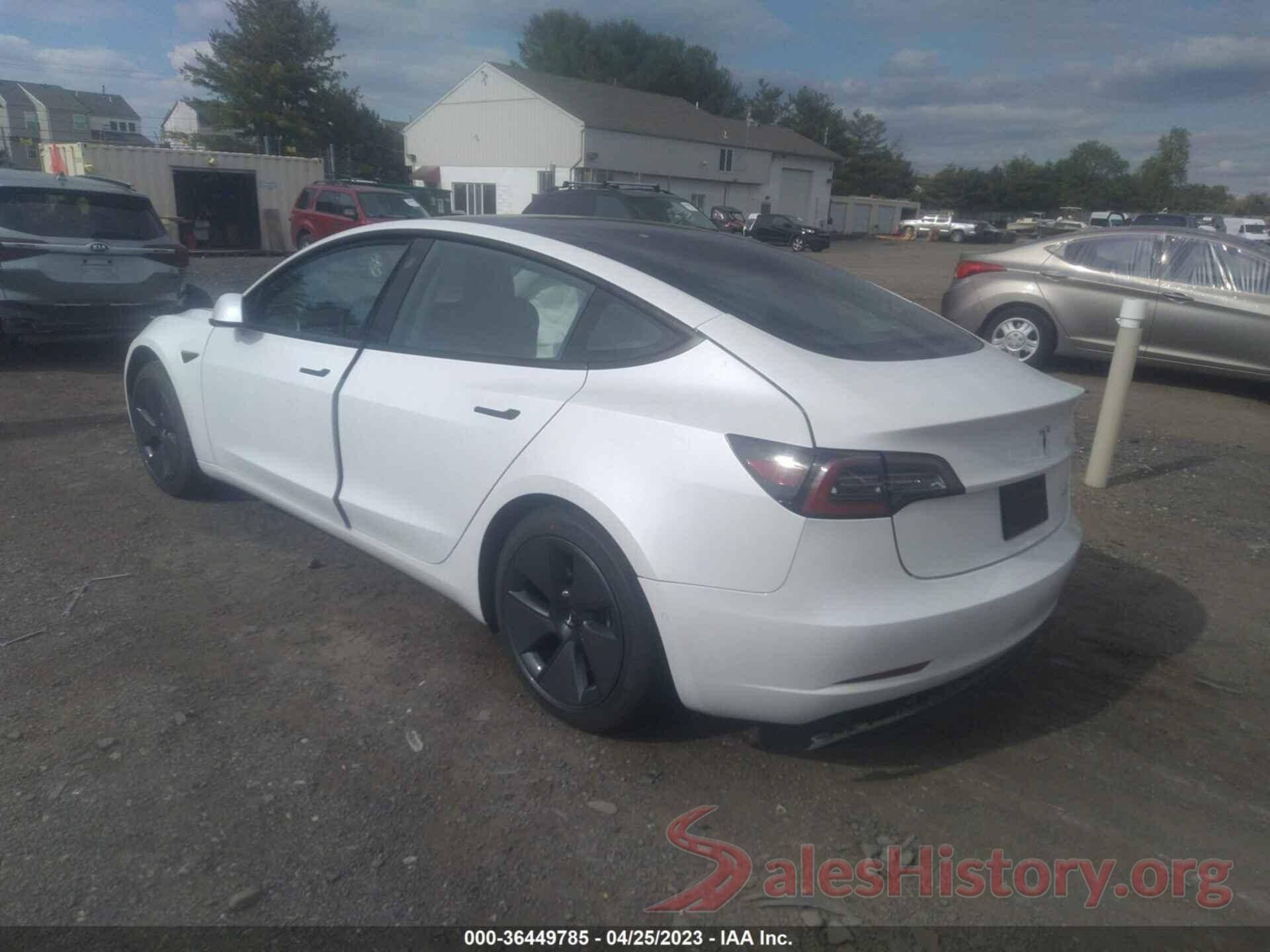 5YJ3E1EB1MF050654 2021 TESLA MODEL 3