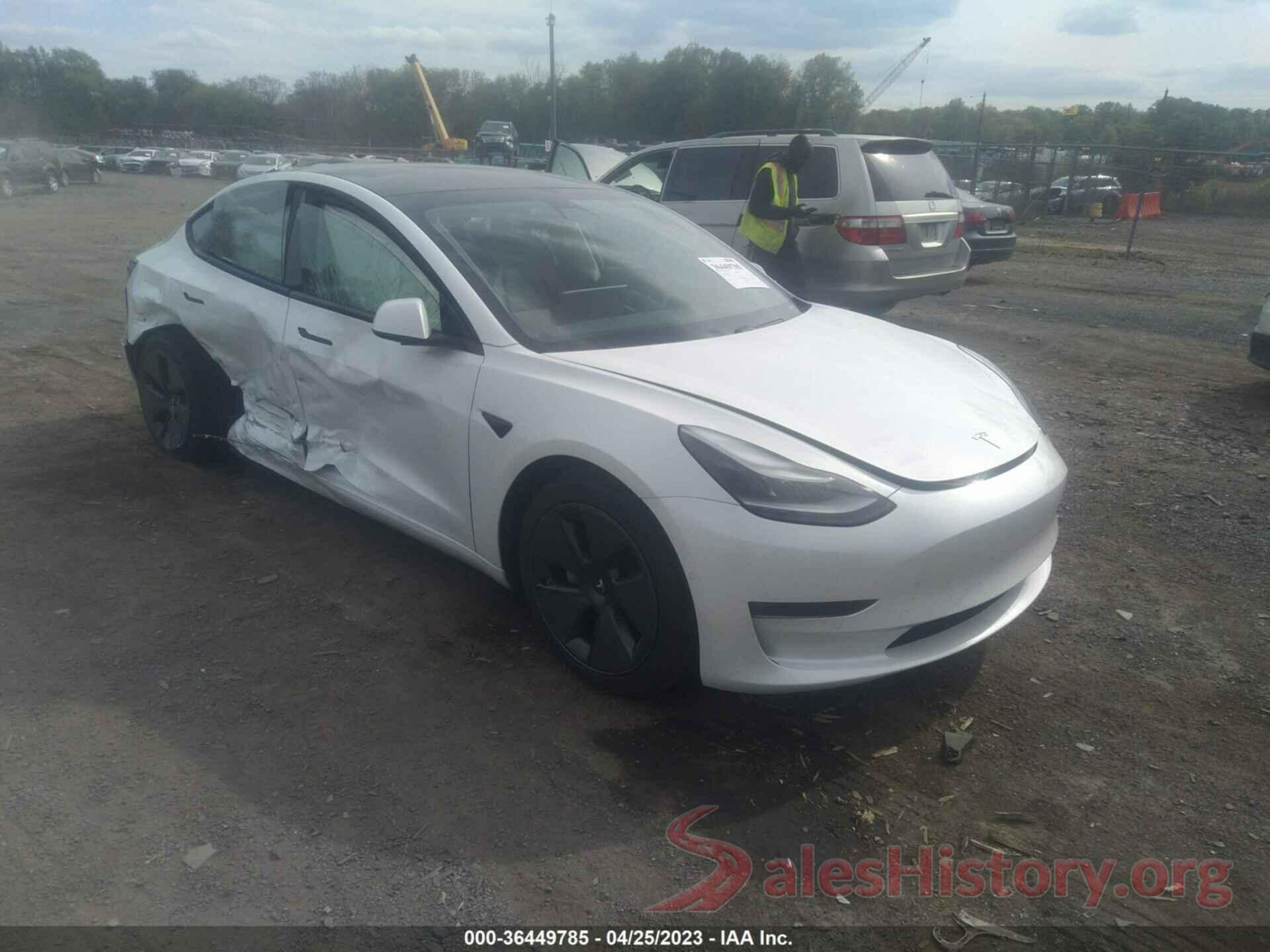 5YJ3E1EB1MF050654 2021 TESLA MODEL 3