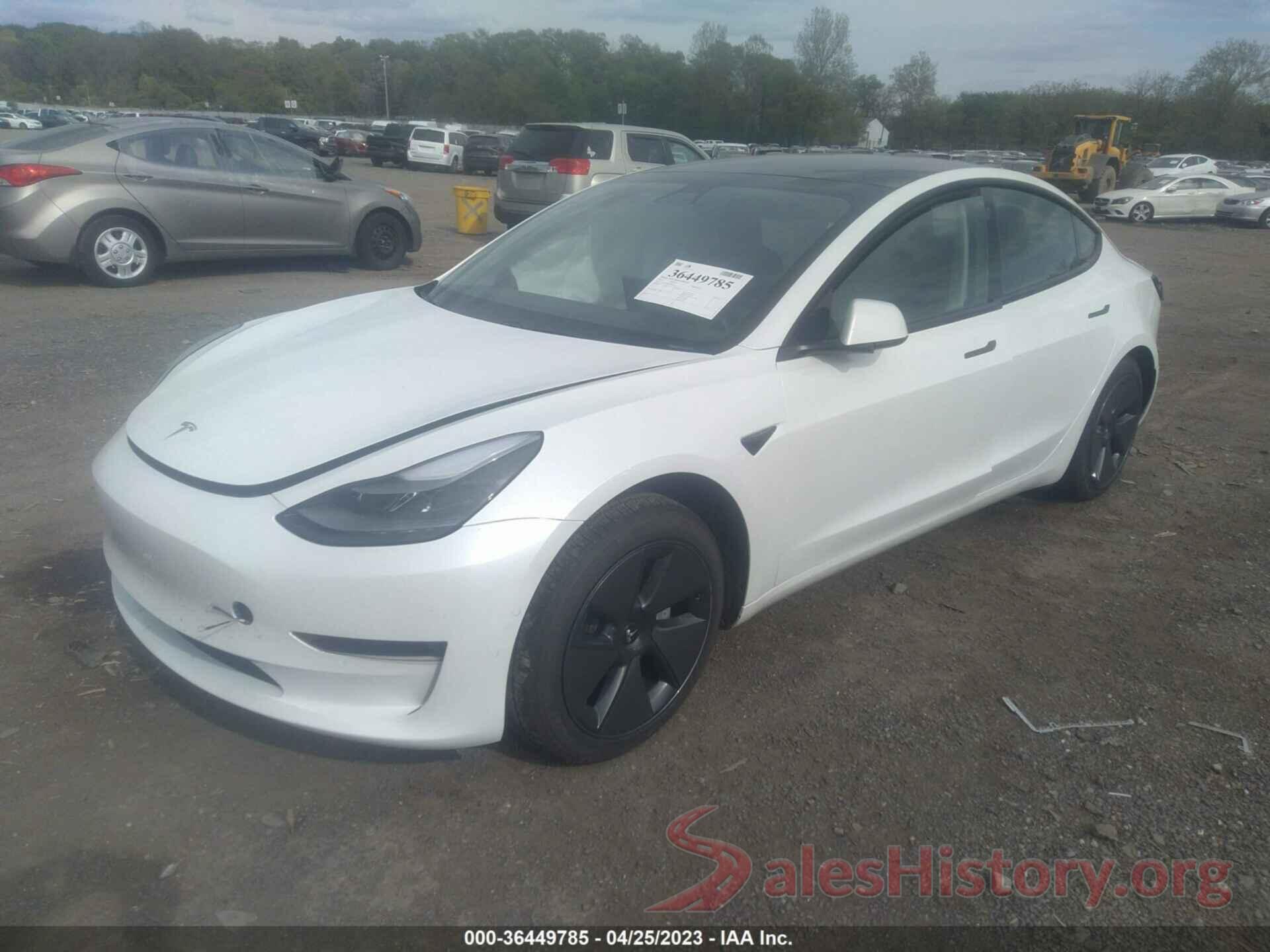 5YJ3E1EB1MF050654 2021 TESLA MODEL 3