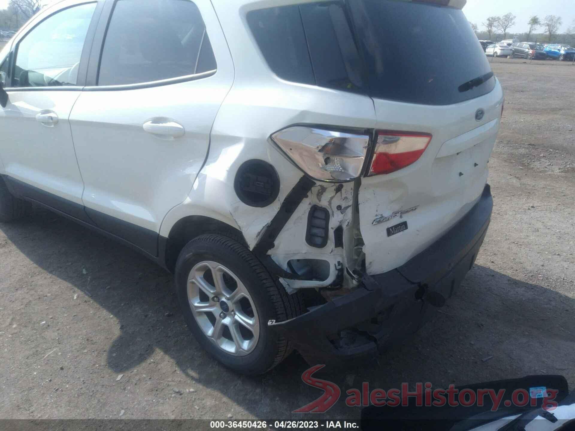 MAJ3S2GE2KC300988 2019 FORD ECOSPORT