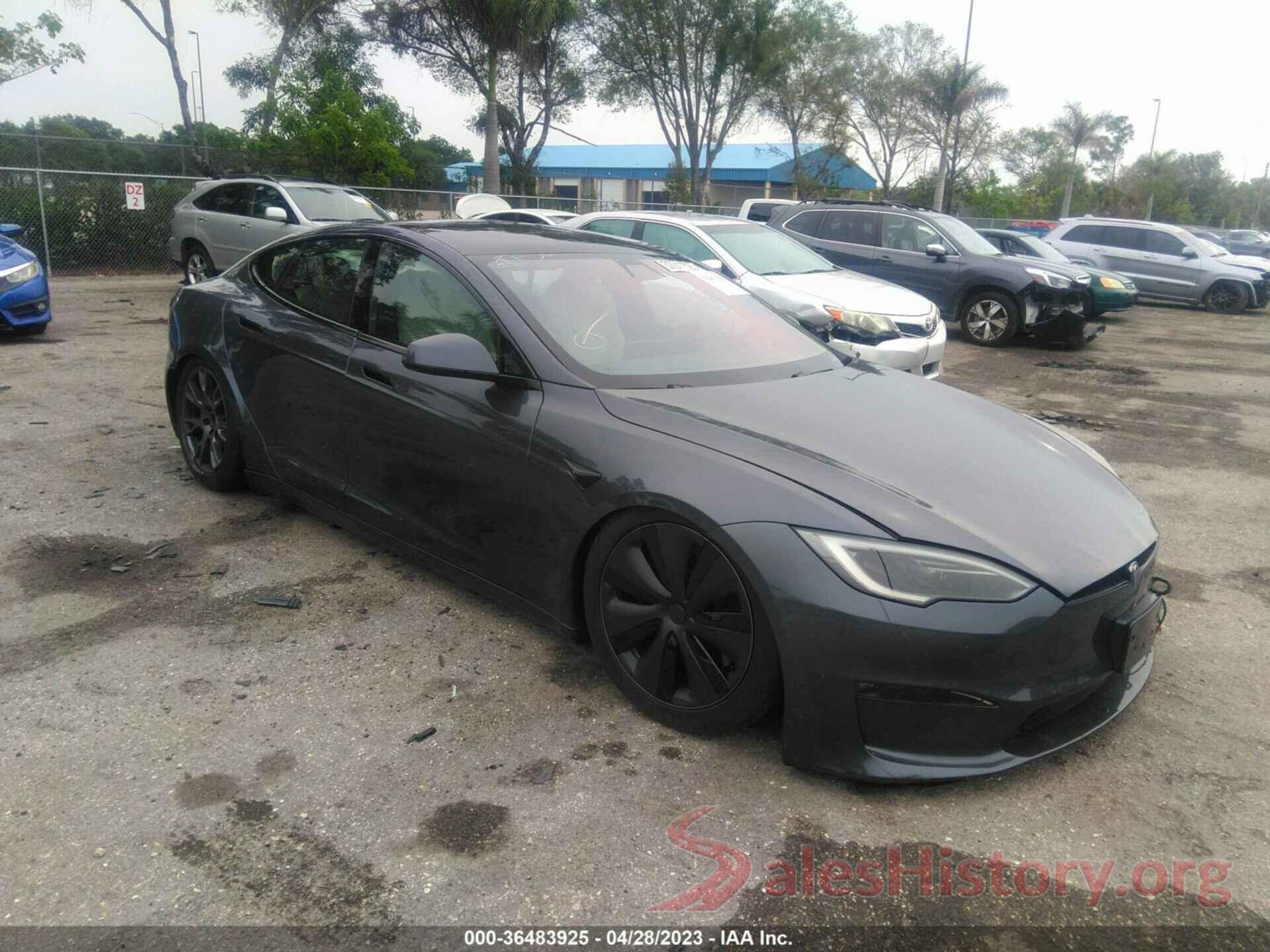 5YJSA1E66NF472625 2022 TESLA MODEL S