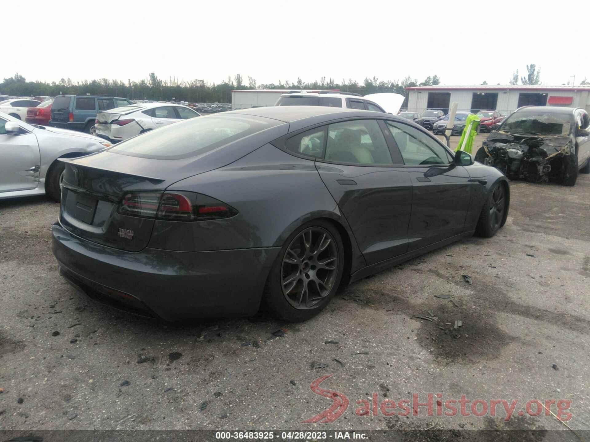 5YJSA1E66NF472625 2022 TESLA MODEL S