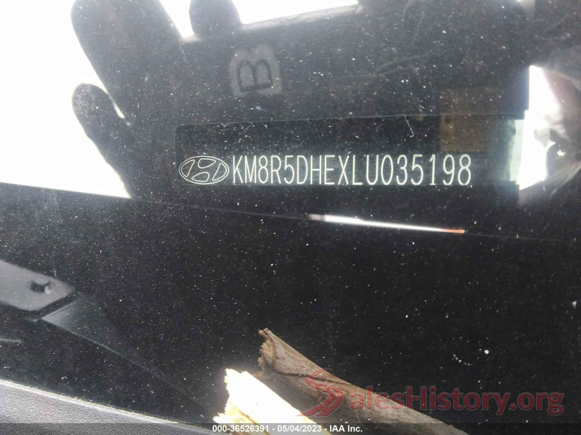 KM8R5DHEXLU035198 2020 HYUNDAI PALISADE