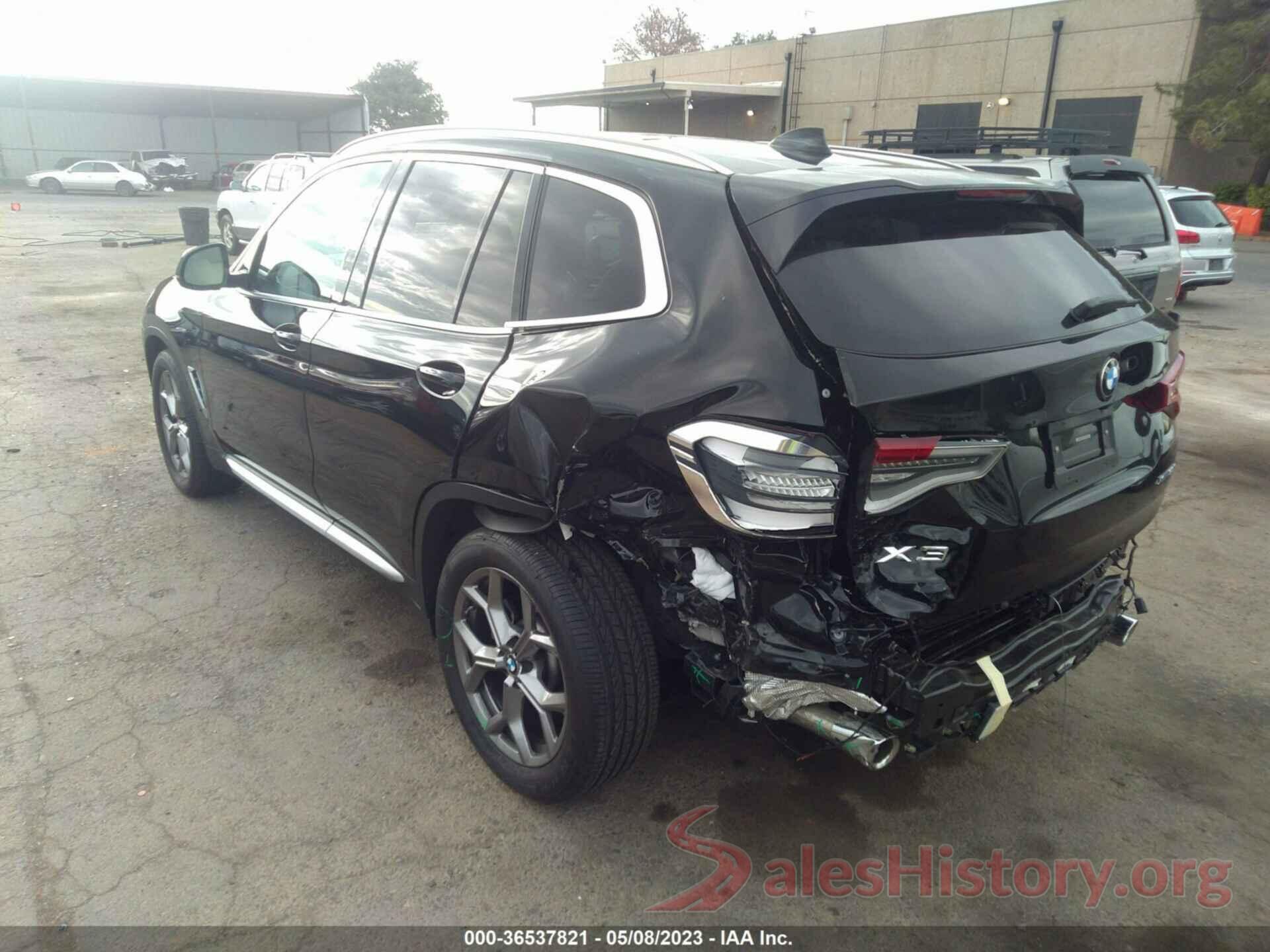 5UXTY5C0XM9F50663 2021 BMW X3