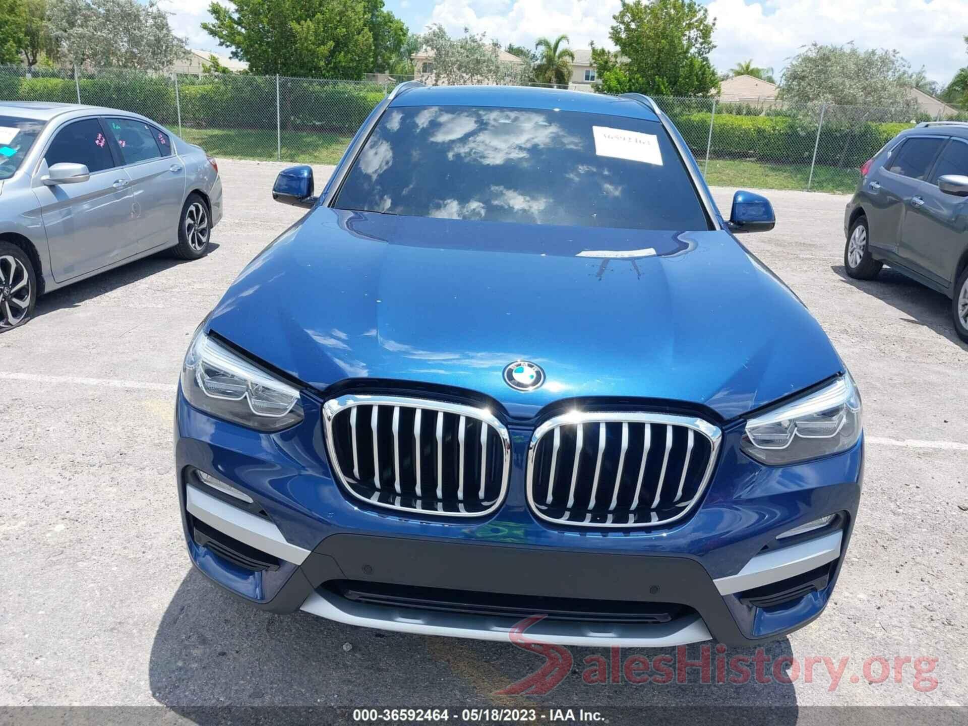 5UXTR7C51KLR46871 2019 BMW X3