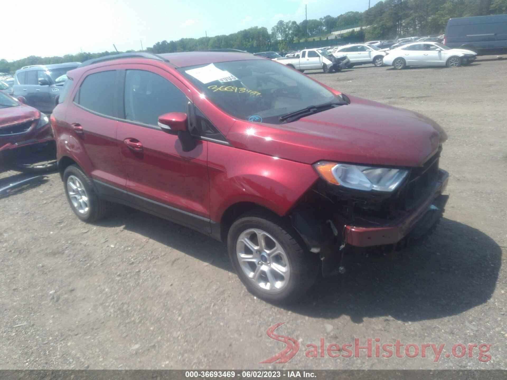 MAJ6S3GL7NC456935 2022 FORD ECOSPORT