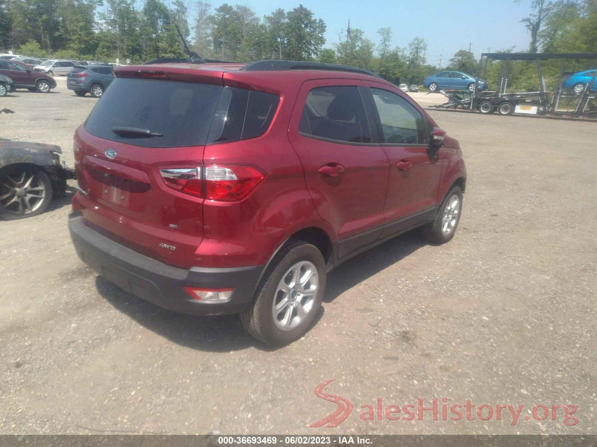 MAJ6S3GL7NC456935 2022 FORD ECOSPORT