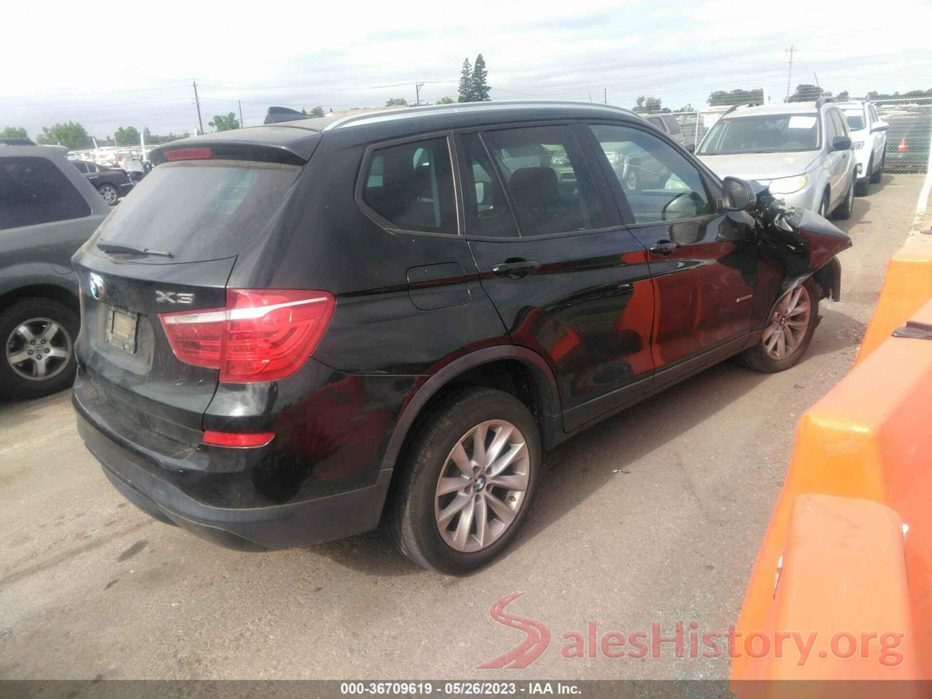 5UXWZ7C31H0X38964 2017 BMW X3