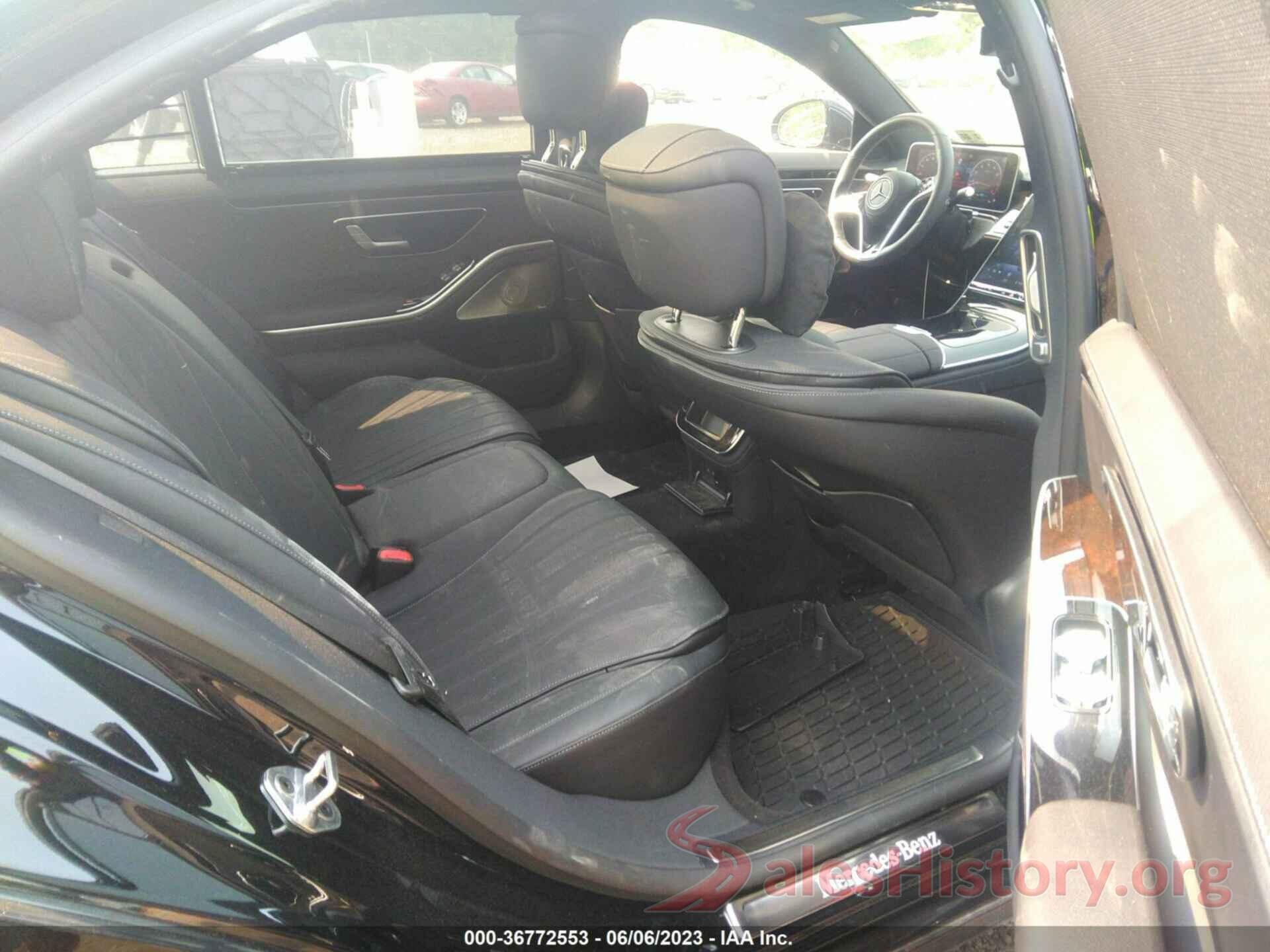 W1K6G7GB2NA156599 2022 MERCEDES-BENZ S-CLASS