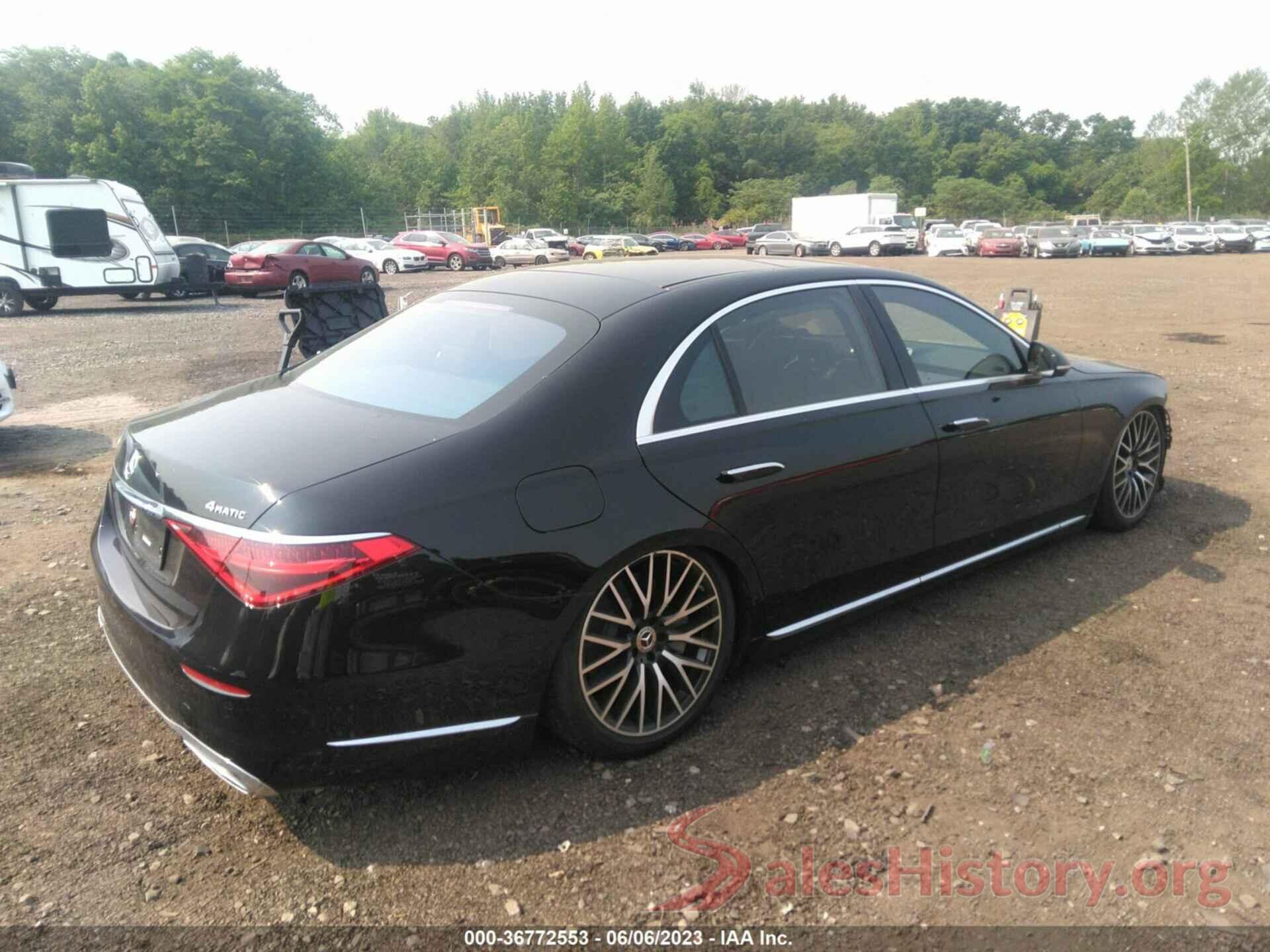 W1K6G7GB2NA156599 2022 MERCEDES-BENZ S-CLASS