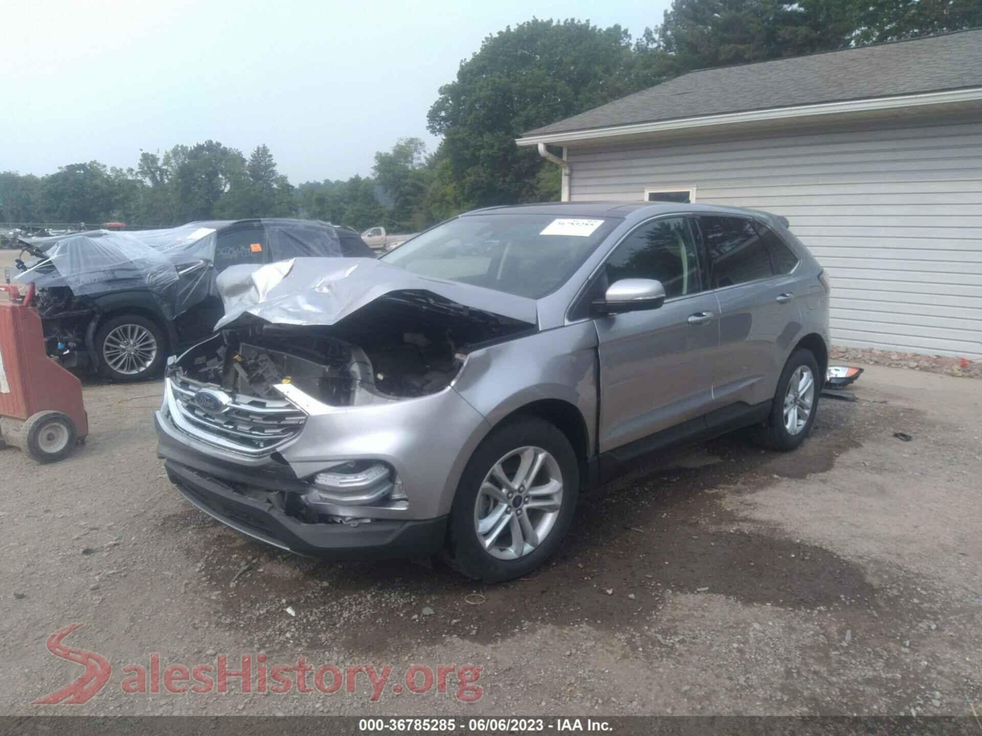 2020 FORD EDGE VIN 2FMPK4J99LBB25736, front view