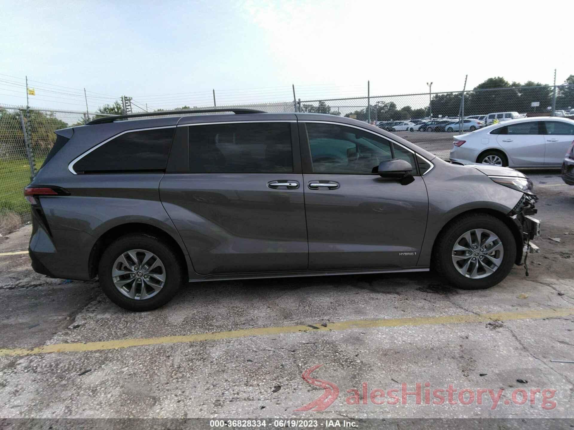 5TDYRKEC3MS073244 2021 TOYOTA SIENNA