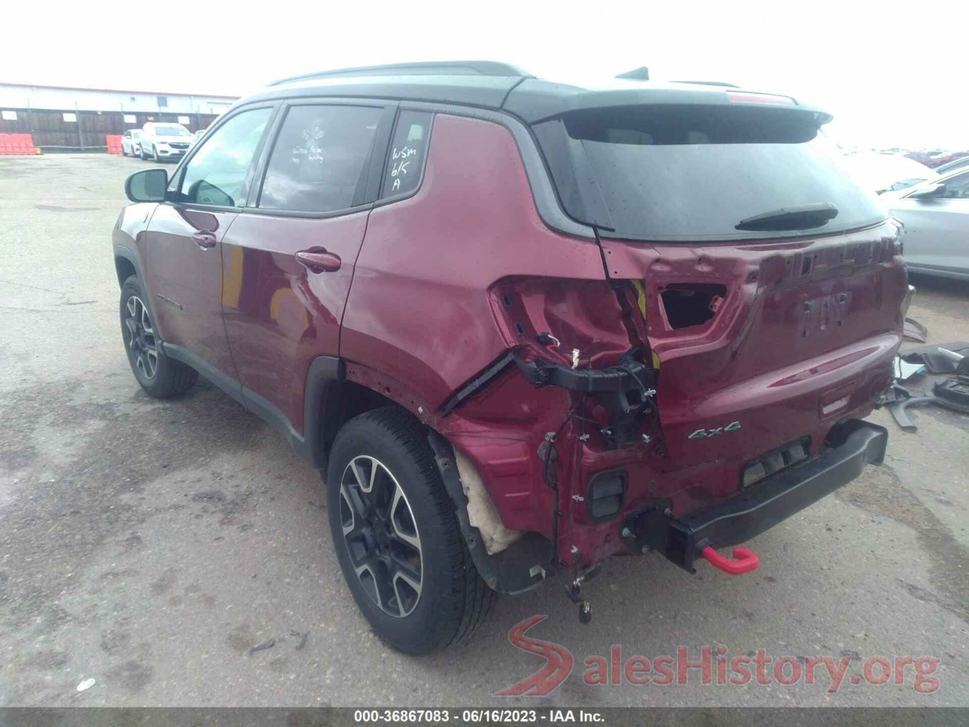 3C4NJDDB9MT590665 2021 JEEP COMPASS