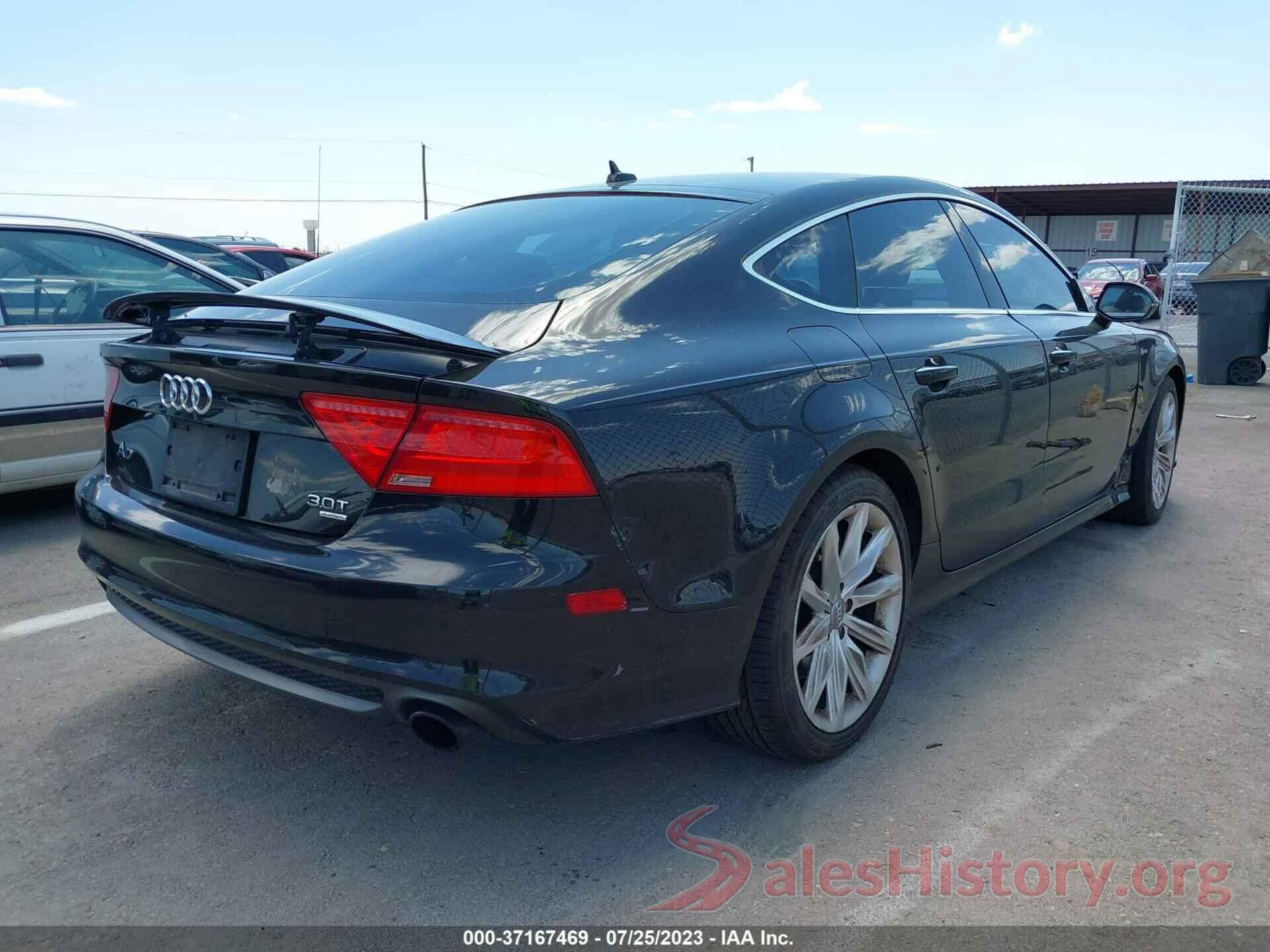 WAU2GAFC2CN176581 2012 AUDI A7