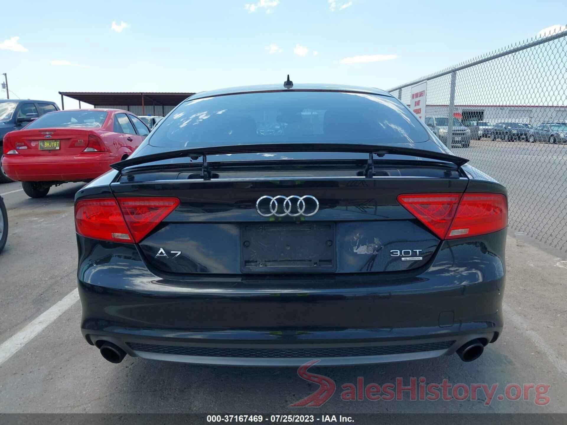 WAU2GAFC2CN176581 2012 AUDI A7