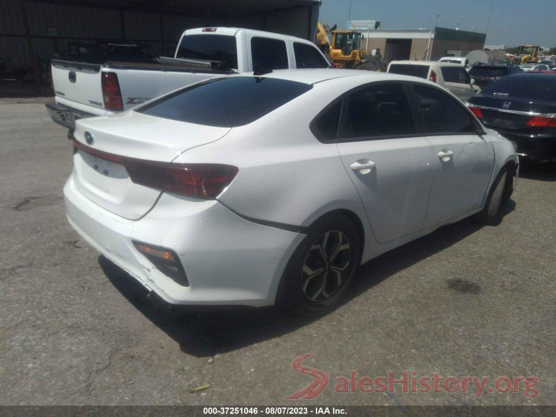 3KPF24AD7LE240803 2020 KIA FORTE