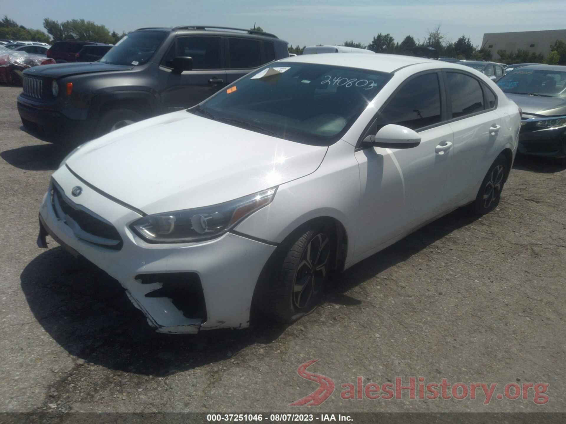 3KPF24AD7LE240803 2020 KIA FORTE