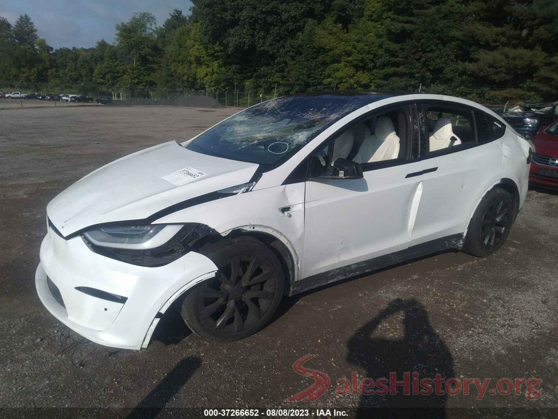 7SAXCBE6XNF332151 2022 TESLA MODEL X