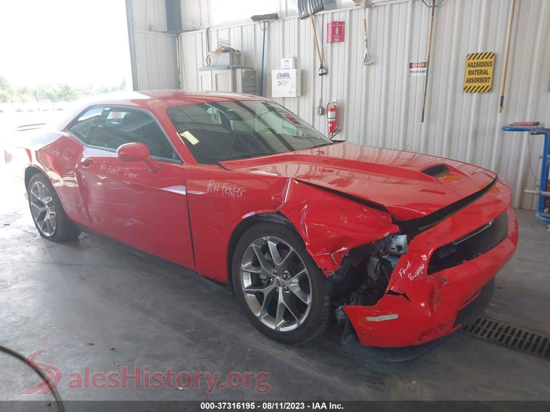 2023 DODGE CHALLENGER VIN 2C3CDZJGXPH526261, auction photo