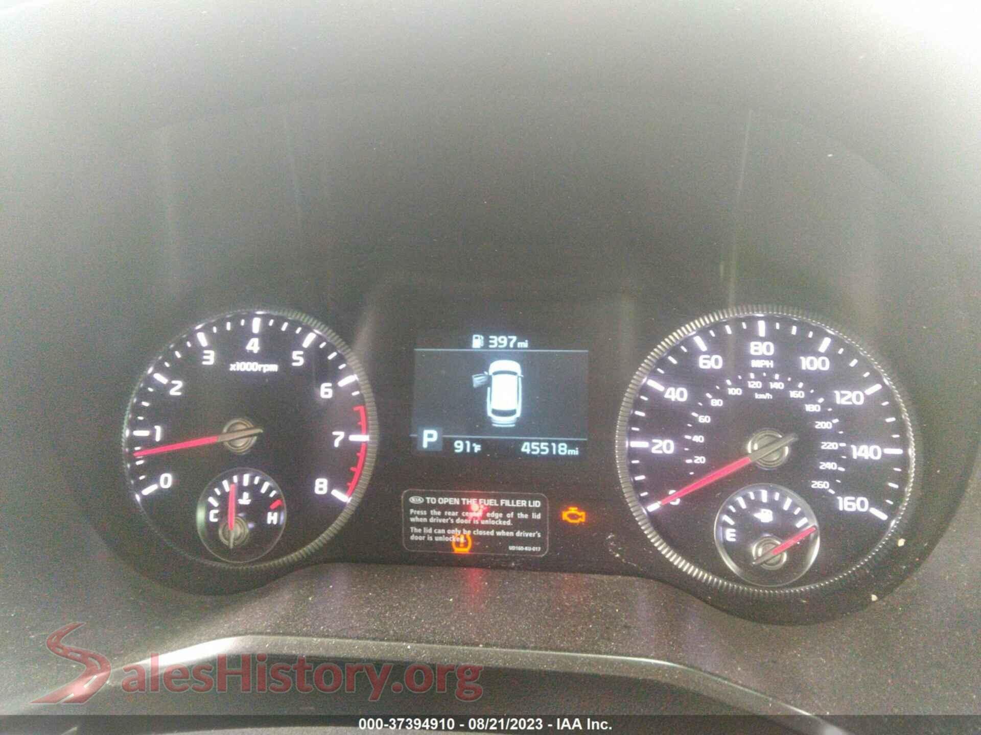 2020 KIA TELLURIDE VIN 5XYP64HC3LG028943, passenger side view
