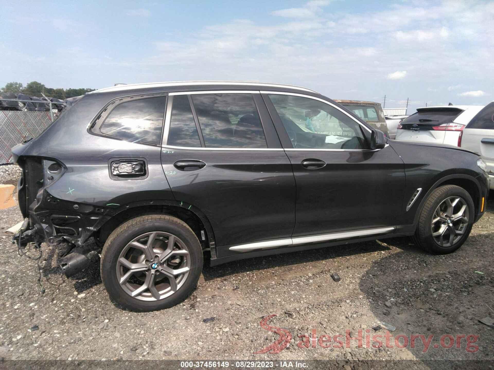 5UX53DP04N9M41707 2022 BMW X3