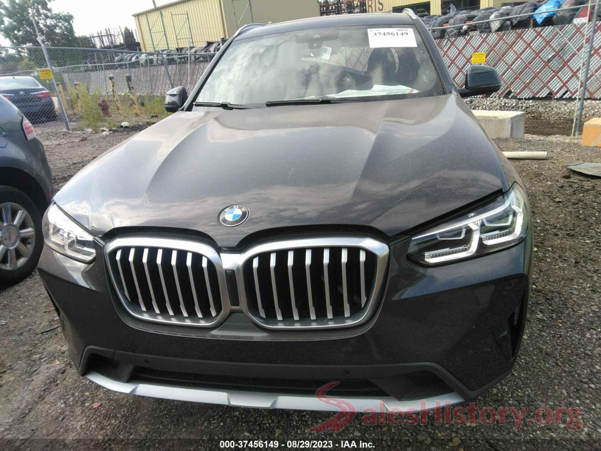 5UX53DP04N9M41707 2022 BMW X3