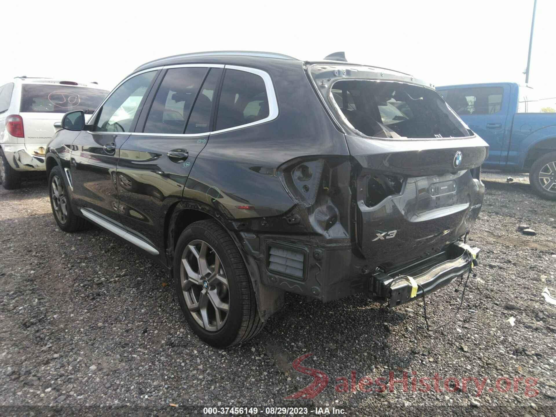 5UX53DP04N9M41707 2022 BMW X3