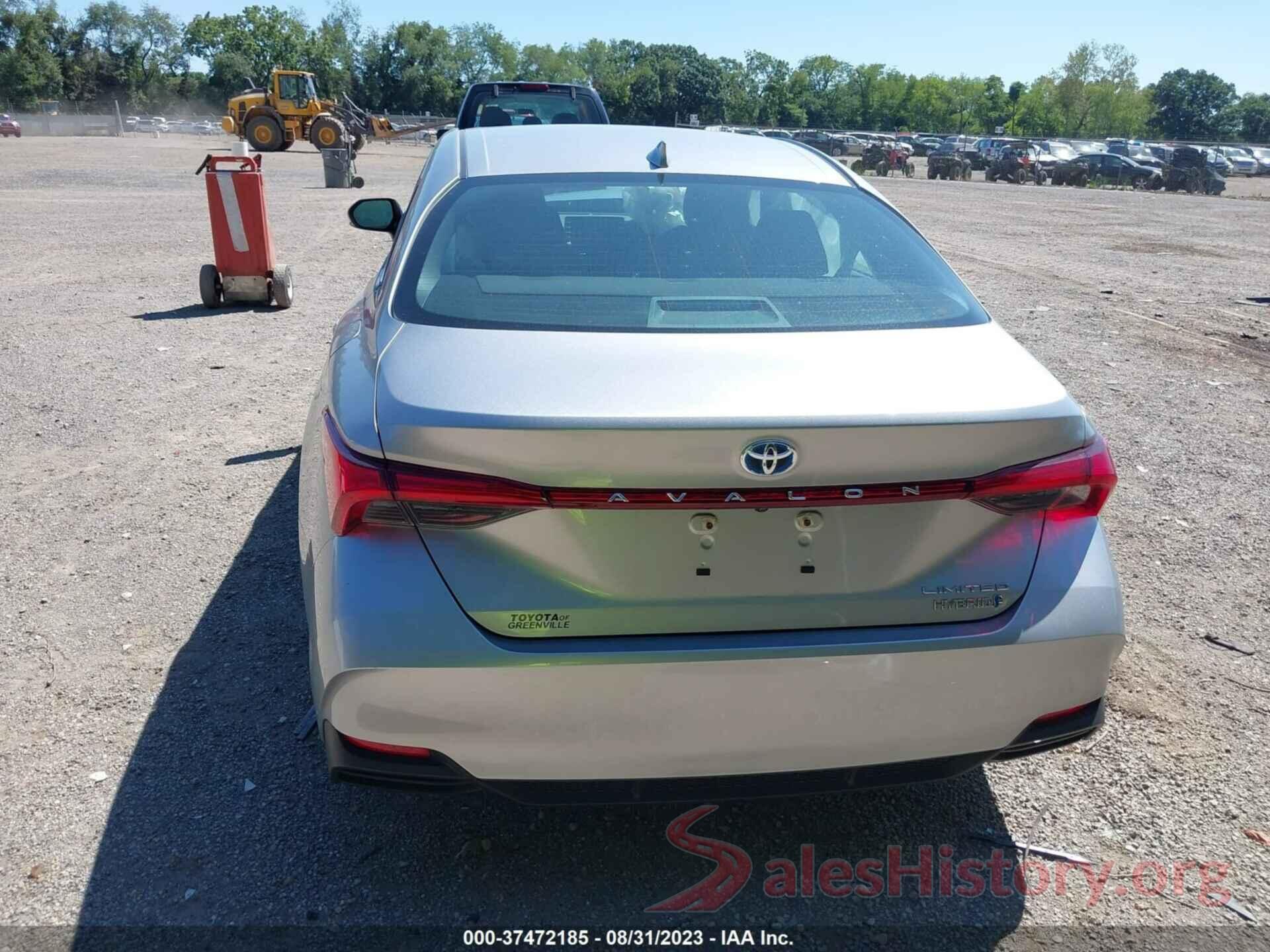 4T1B21FB4KU008465 2019 TOYOTA AVALON