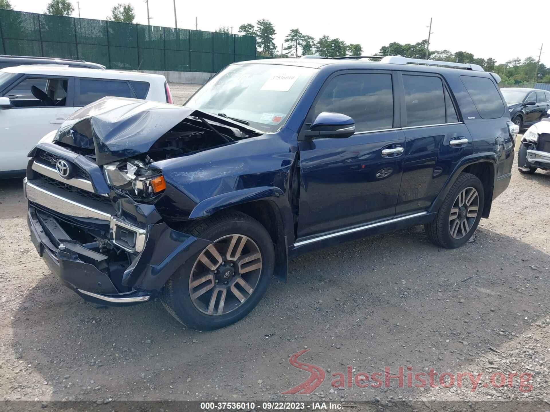 JTEBU5JR8G5386635 2016 TOYOTA 4RUNNER