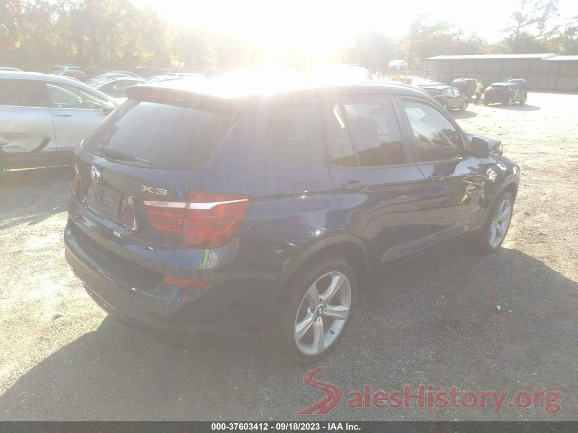 5UXWX9C55H0T13864 2017 BMW X3