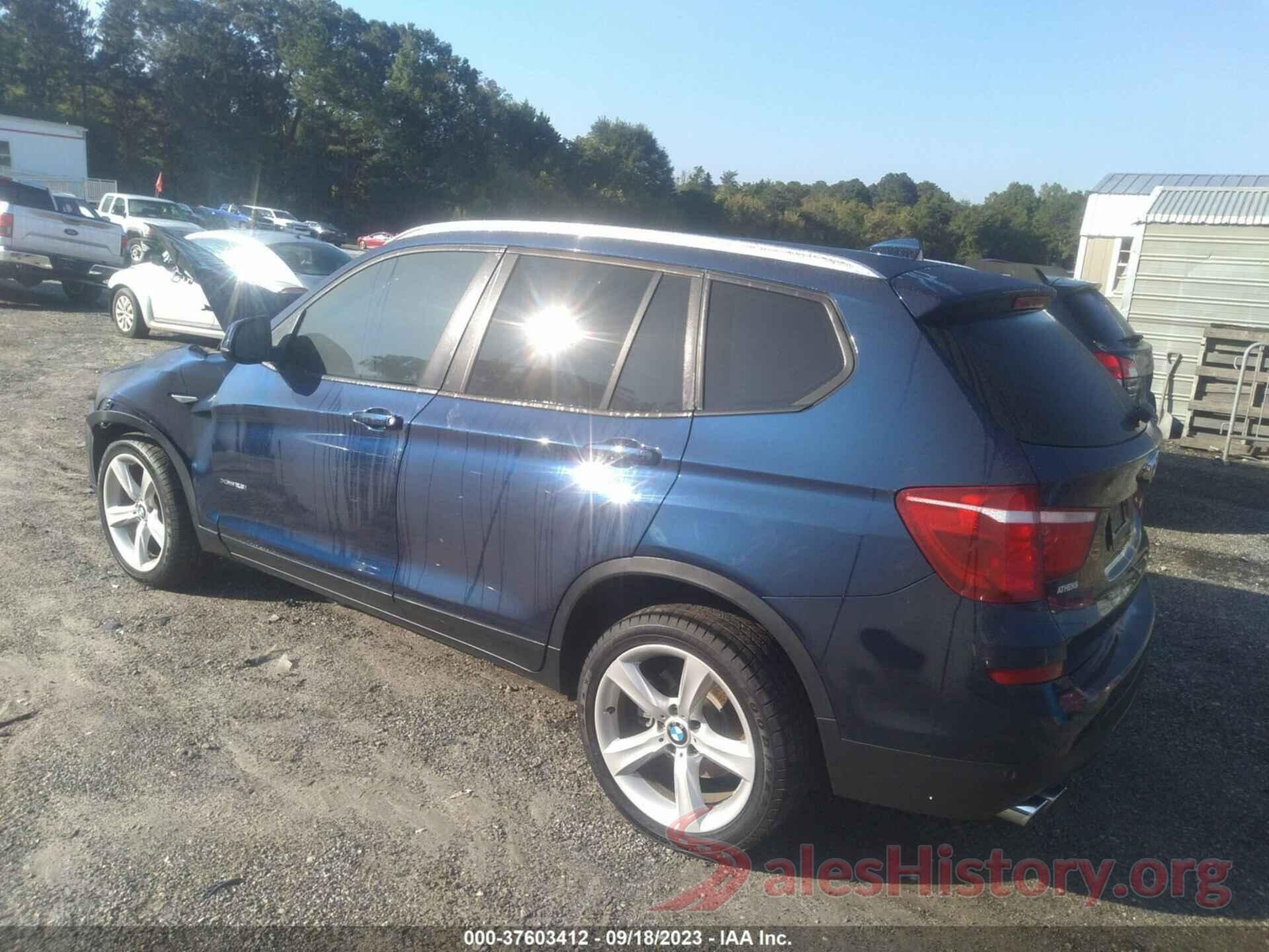 5UXWX9C55H0T13864 2017 BMW X3