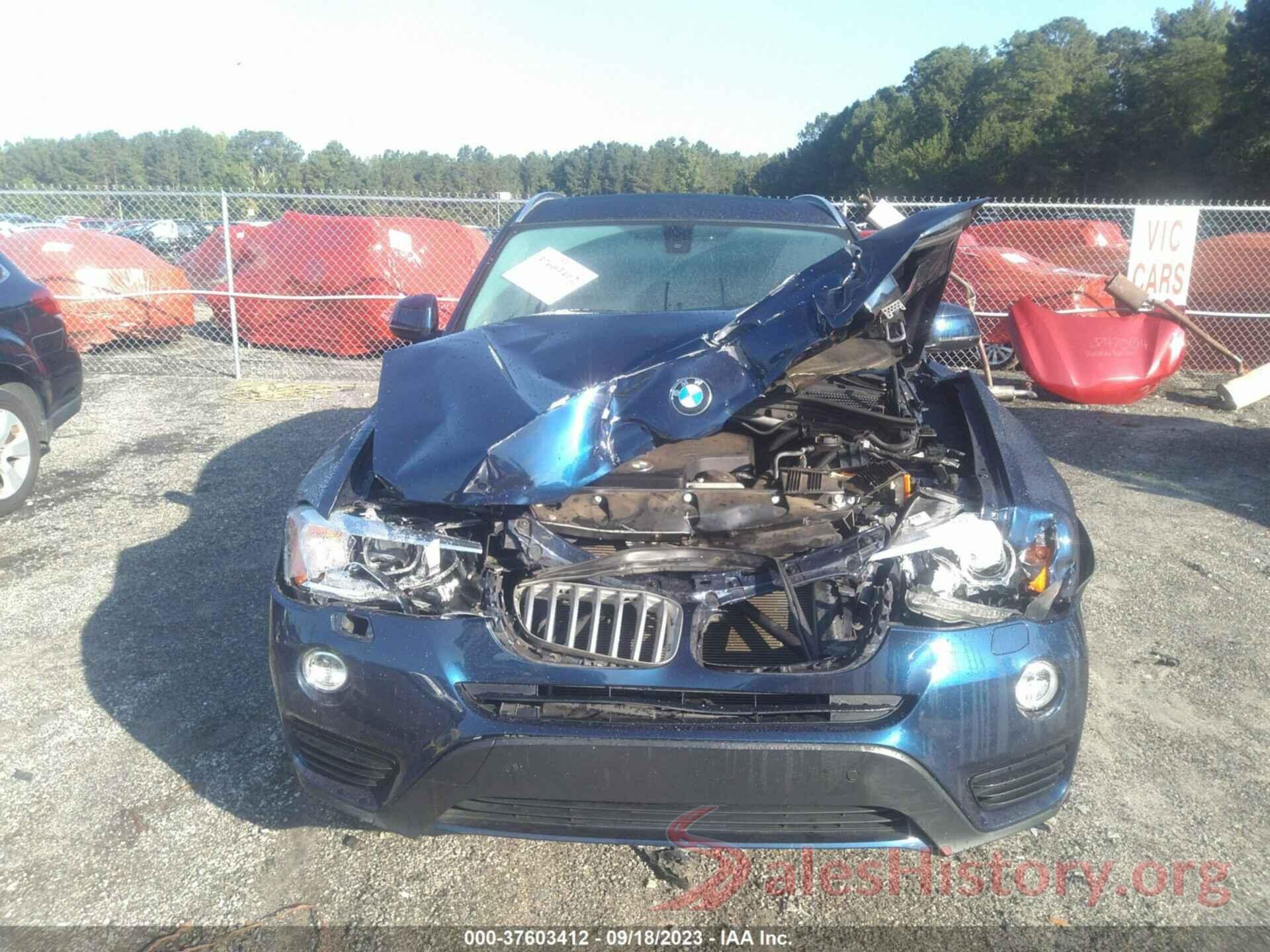 5UXWX9C55H0T13864 2017 BMW X3