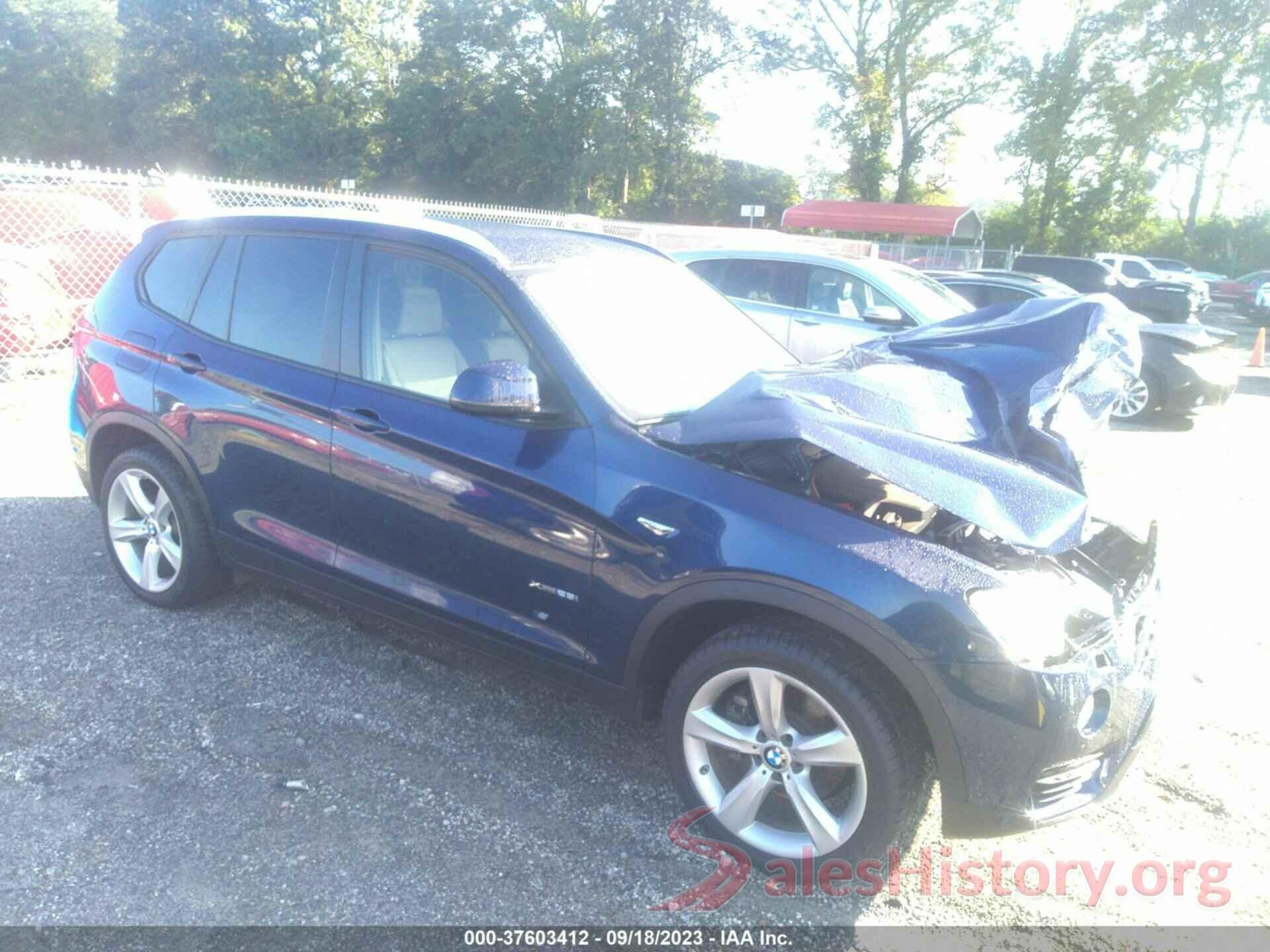 5UXWX9C55H0T13864 2017 BMW X3