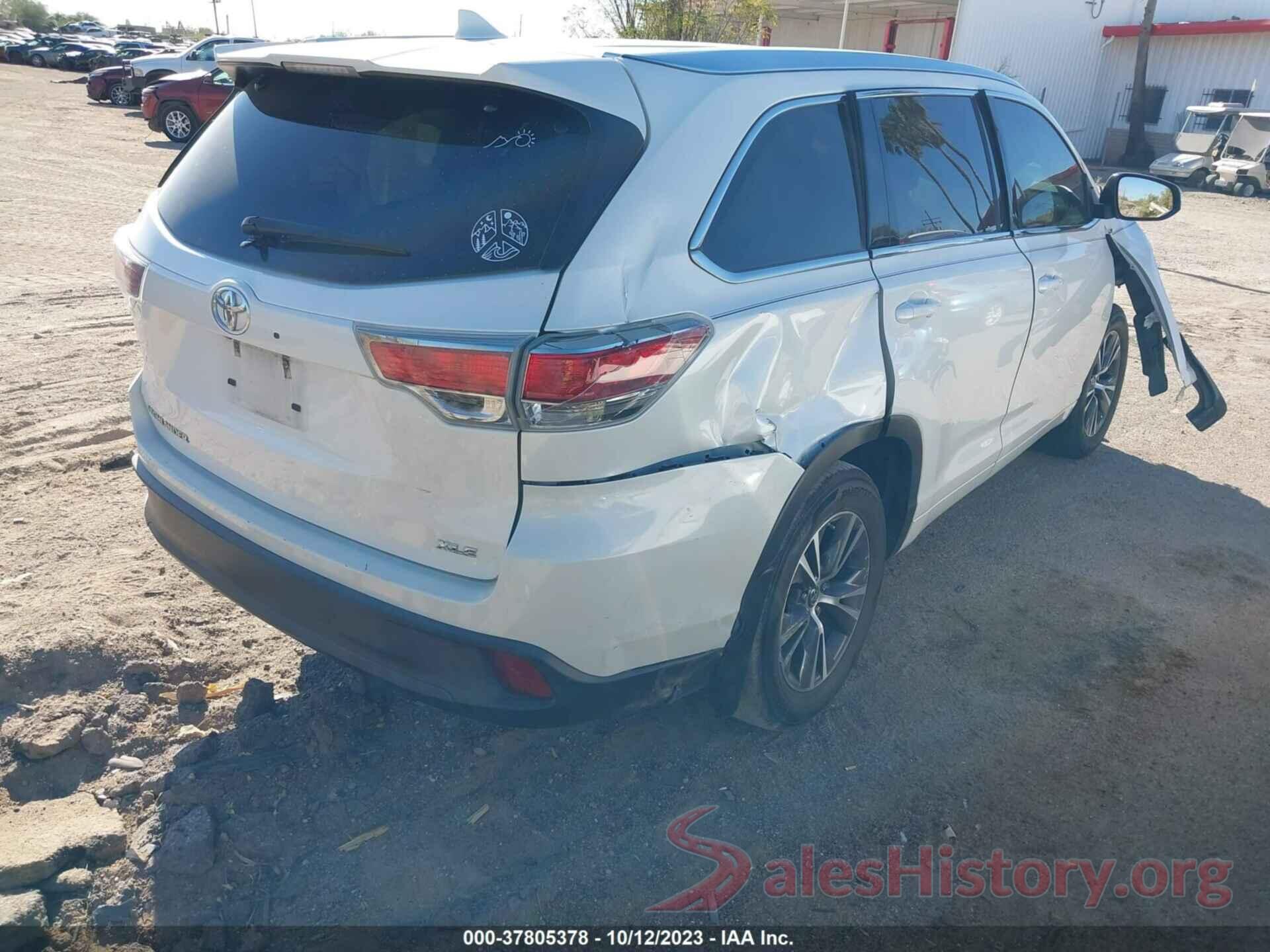 5TDKKRFH4GS176237 2016 TOYOTA HIGHLANDER