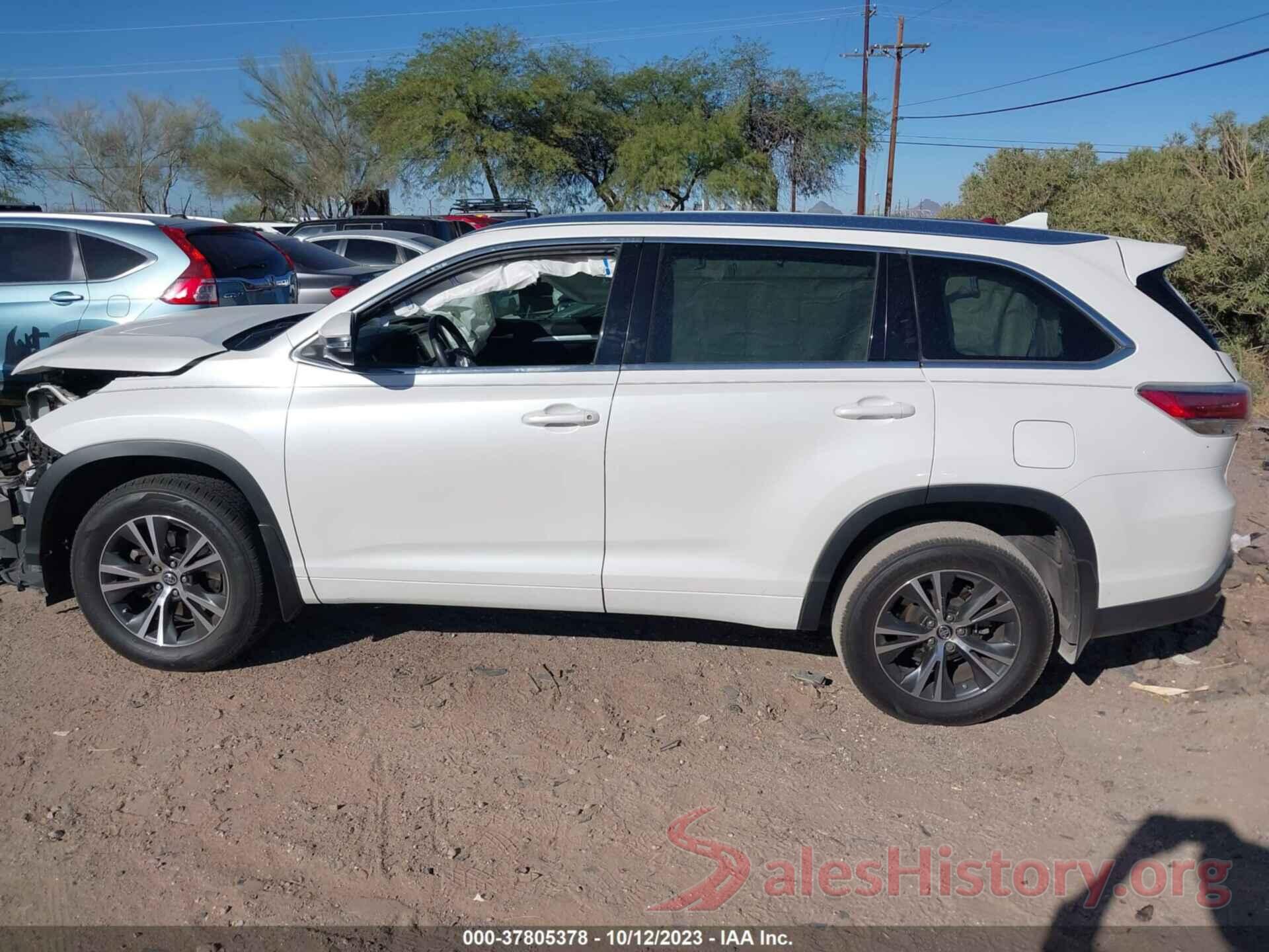 5TDKKRFH4GS176237 2016 TOYOTA HIGHLANDER