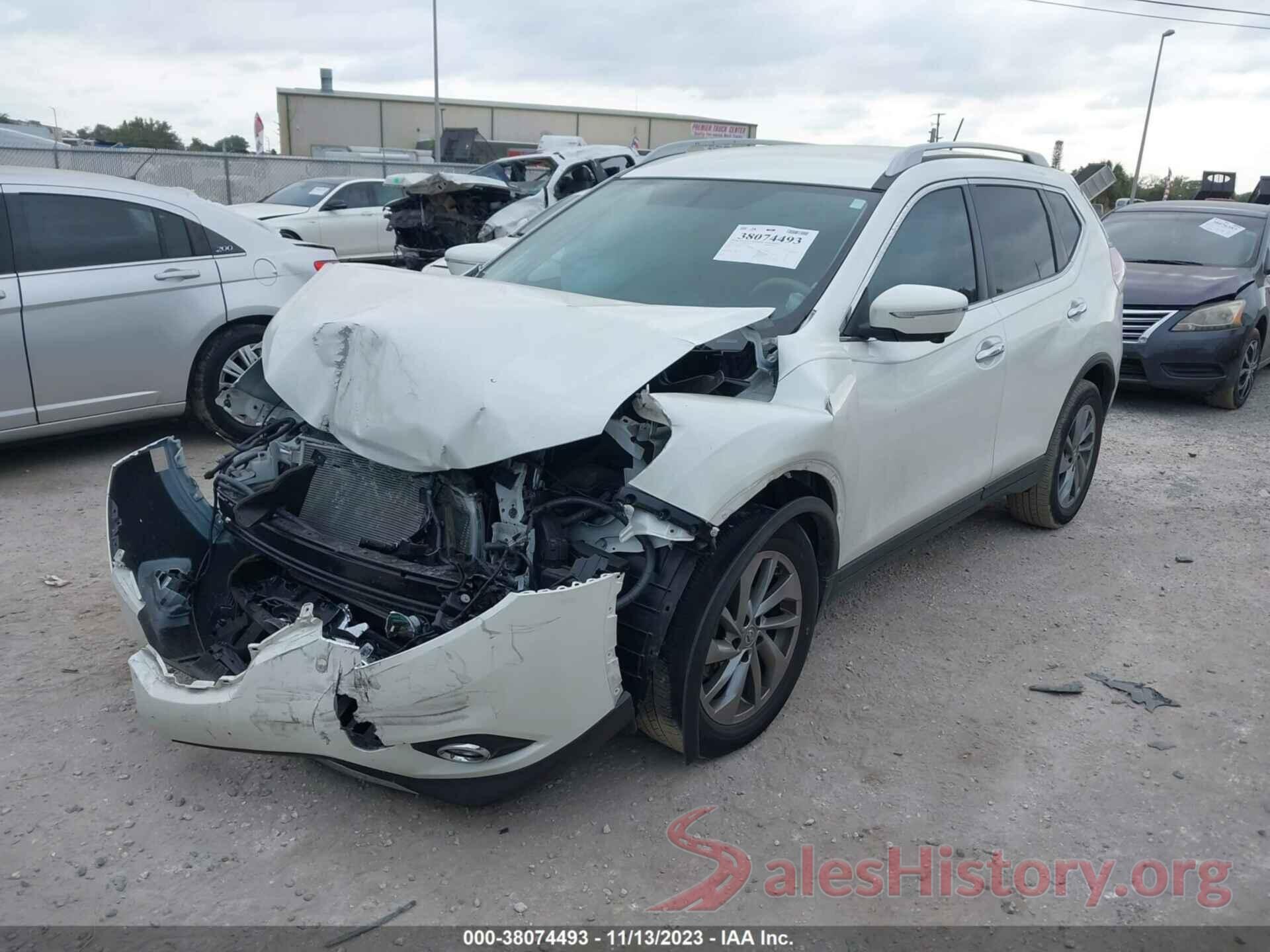 5N1AT2MT7FC862842 2015 NISSAN ROGUE