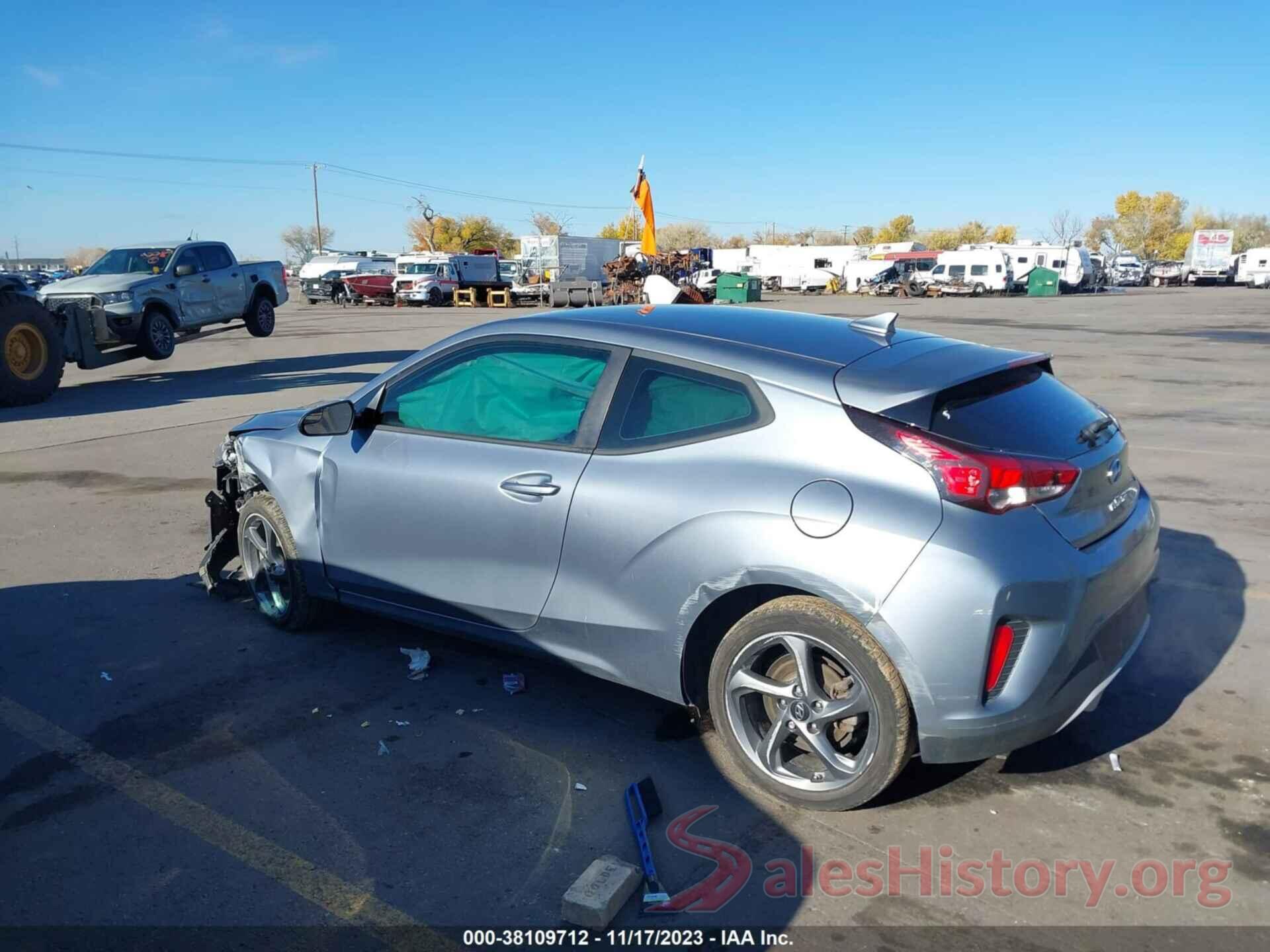 KMHTG6AF9KU006269 2019 HYUNDAI VELOSTER