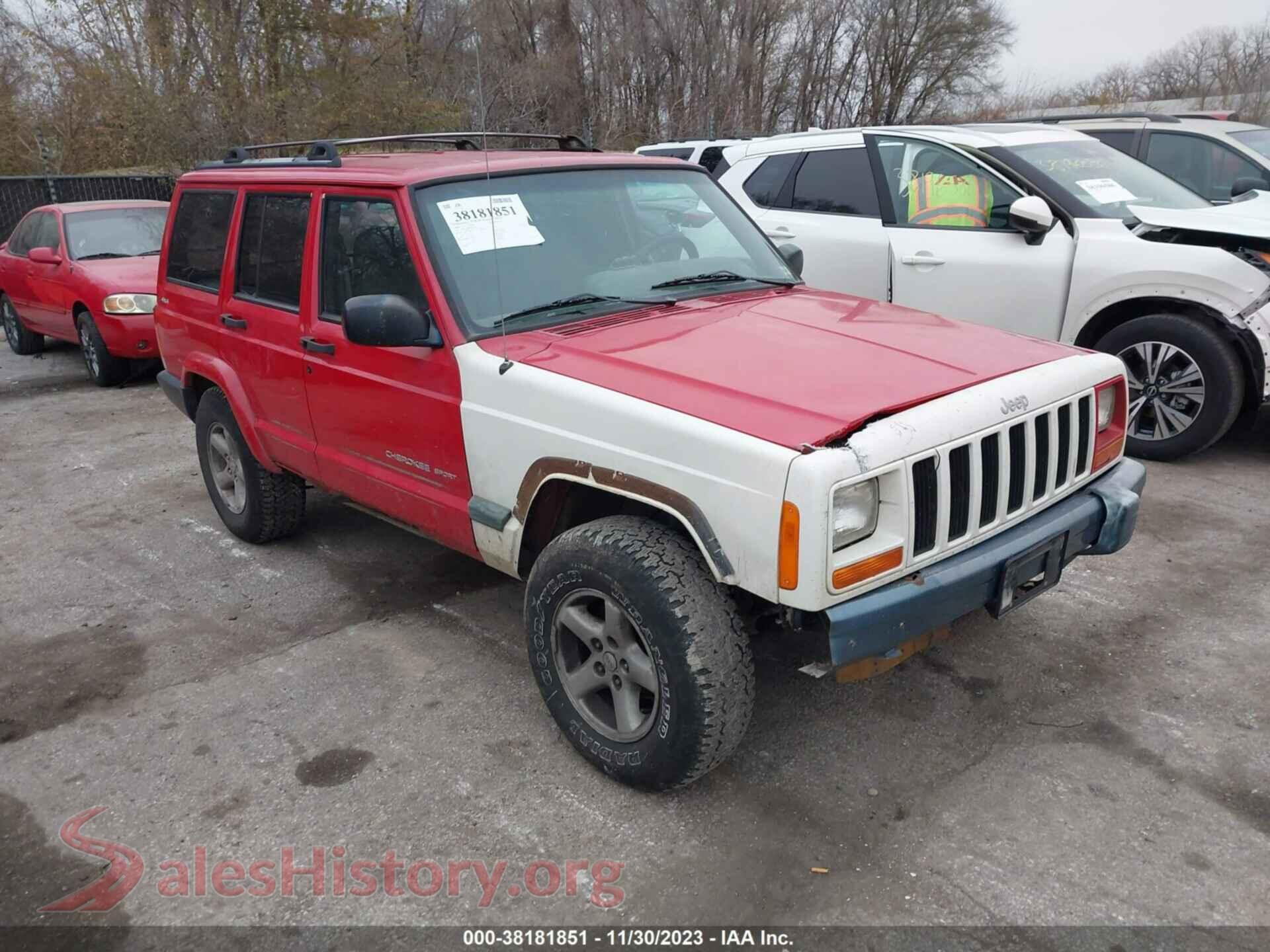 1J4FF48SXYL192313 2000 JEEP CHEROKEE